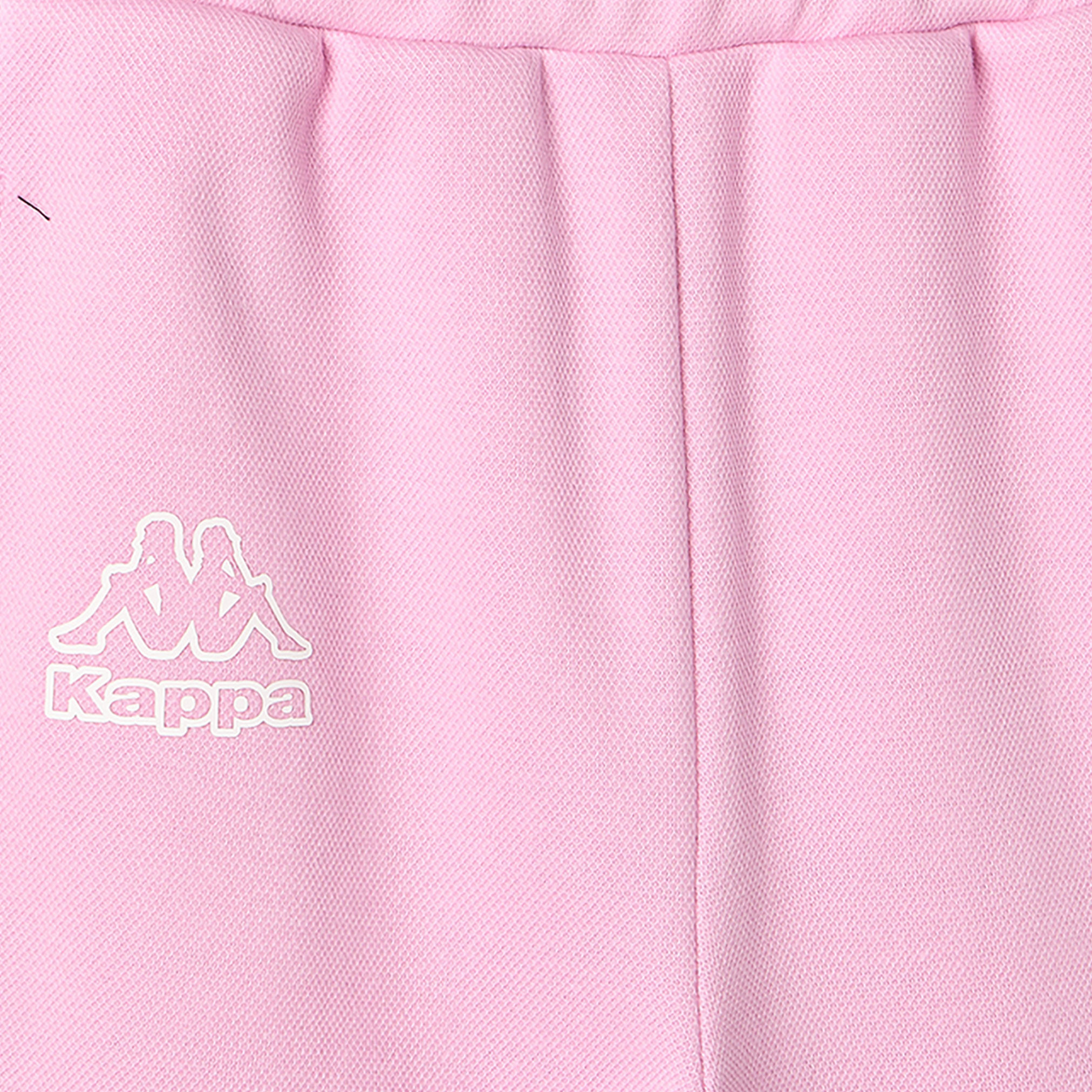 طقم تيشيرت بولو بياقة قصيرة وأكمام قصيرة وبنطلون واسع مع طبعة شعار من كابا-baby-girls-clothing-setsandcoords-image-6
