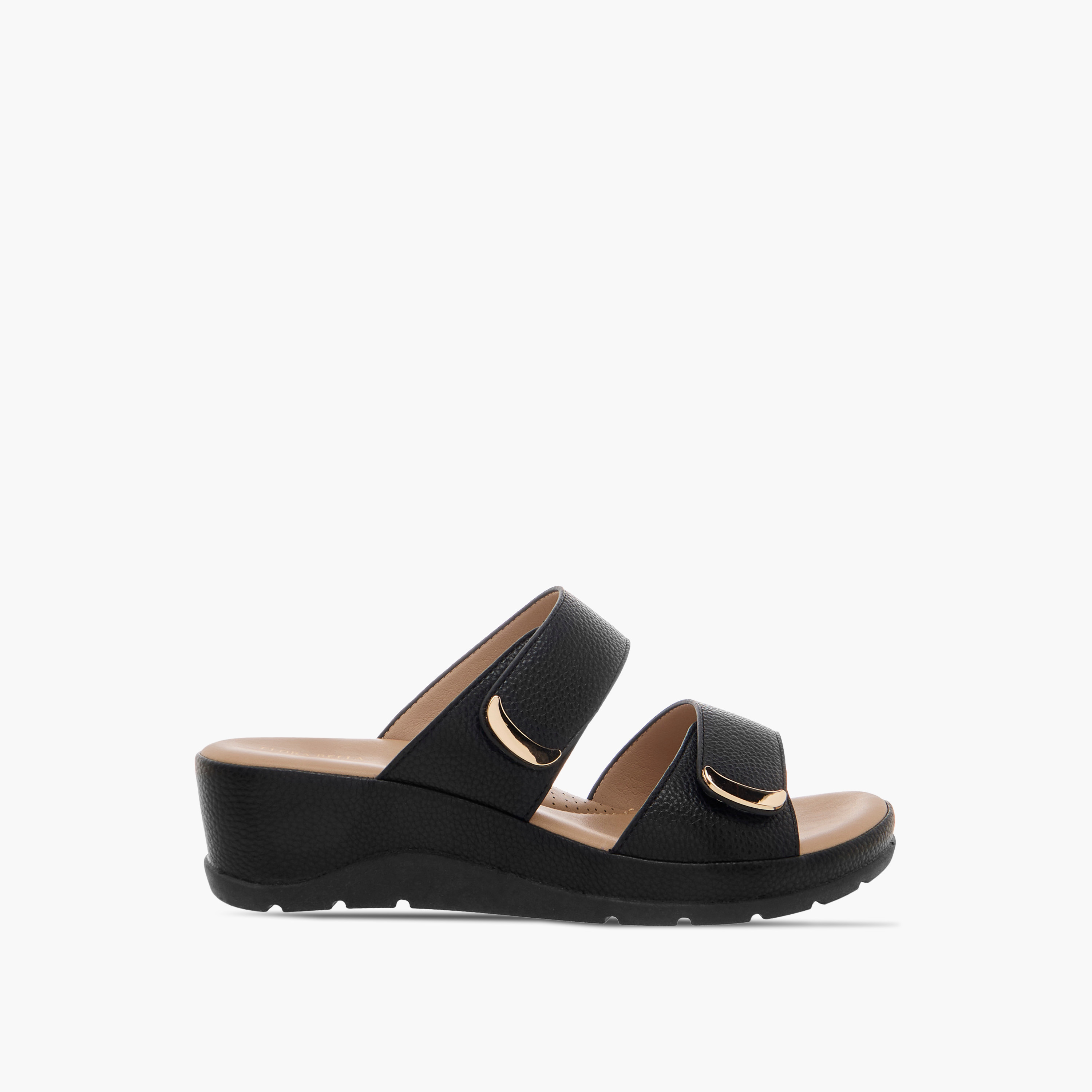 Flora Bella Textured Slip-On Comfort Sandals-women-shoes-sandals-heeled-image-3