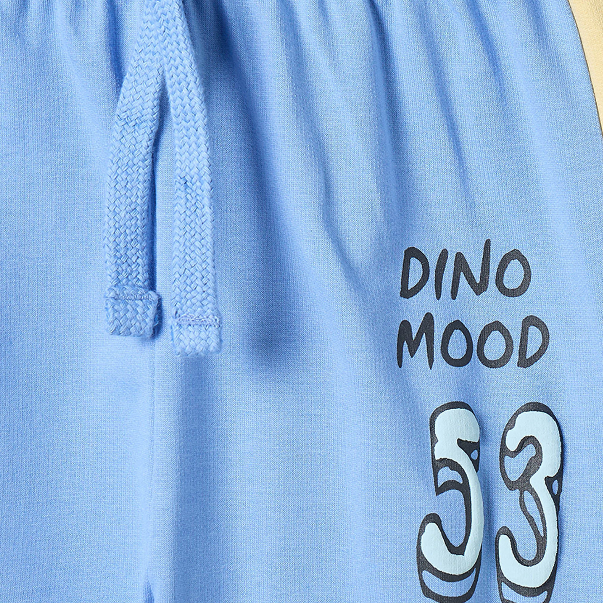 Juniors Cotton Crew Neck Long Sleeves Pyjama Set with Dinosaur Print-boys-clothing-nightwear-image-6