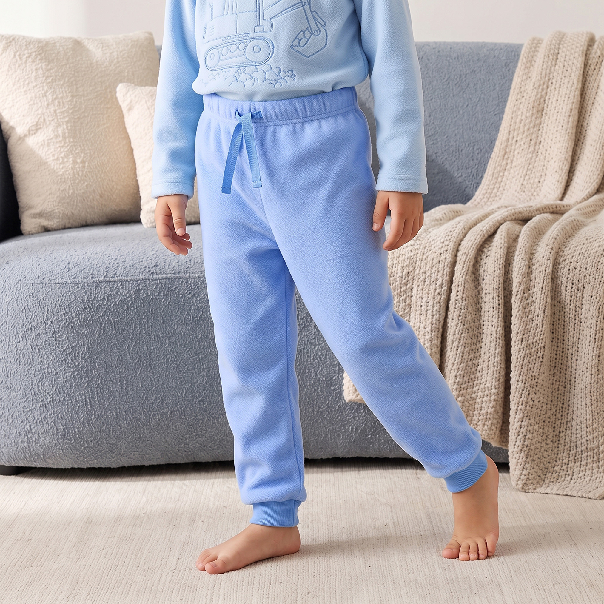طقم بيجاما قطني برقبة ضيقة وأكمام طويلة وتطريزات من جونيورز-boys-clothing-nightwear-image-3