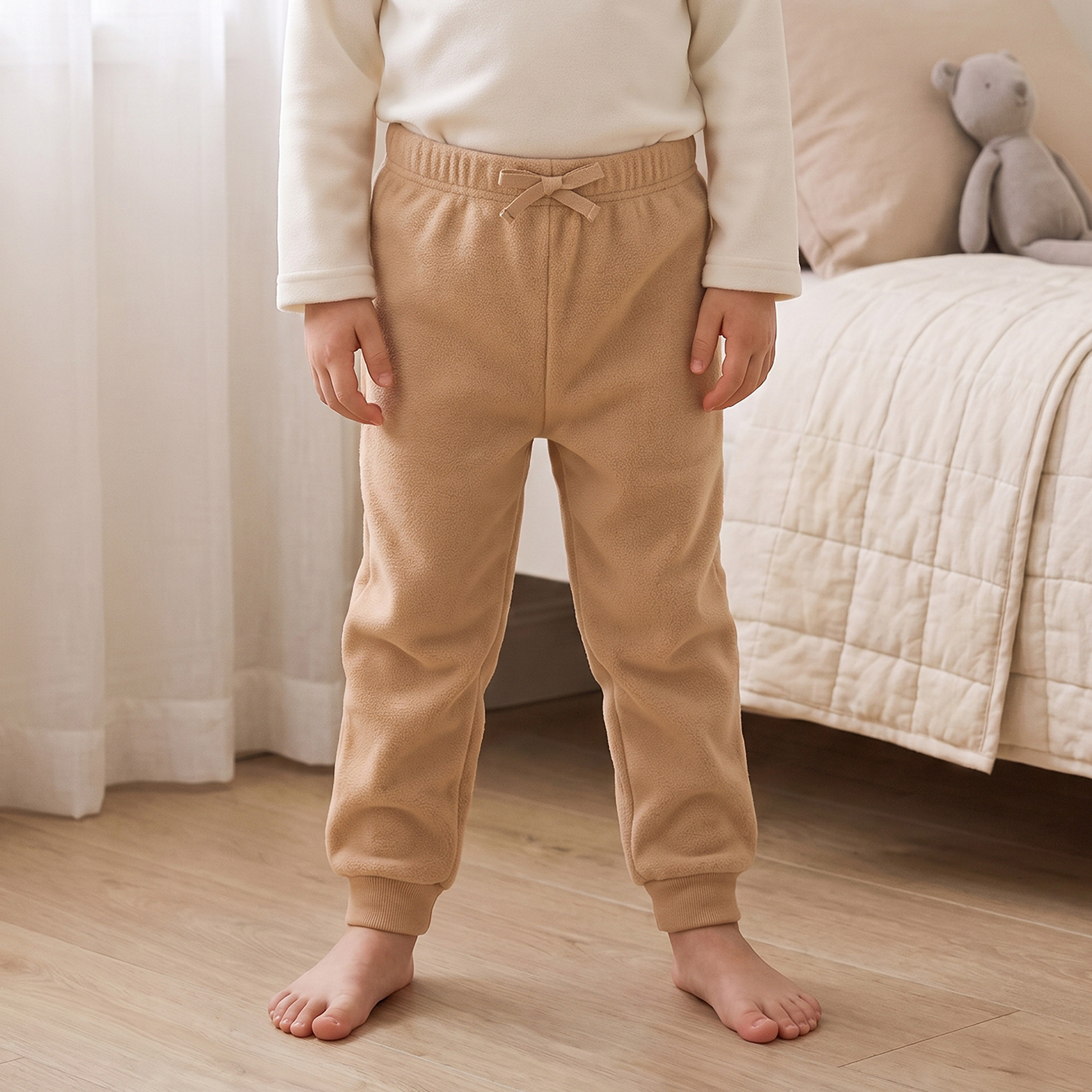 Juniors Crew Neck Long Sleeves Pyjama Set with Farm Animal Print-boys-clothing-nightwear-image-5