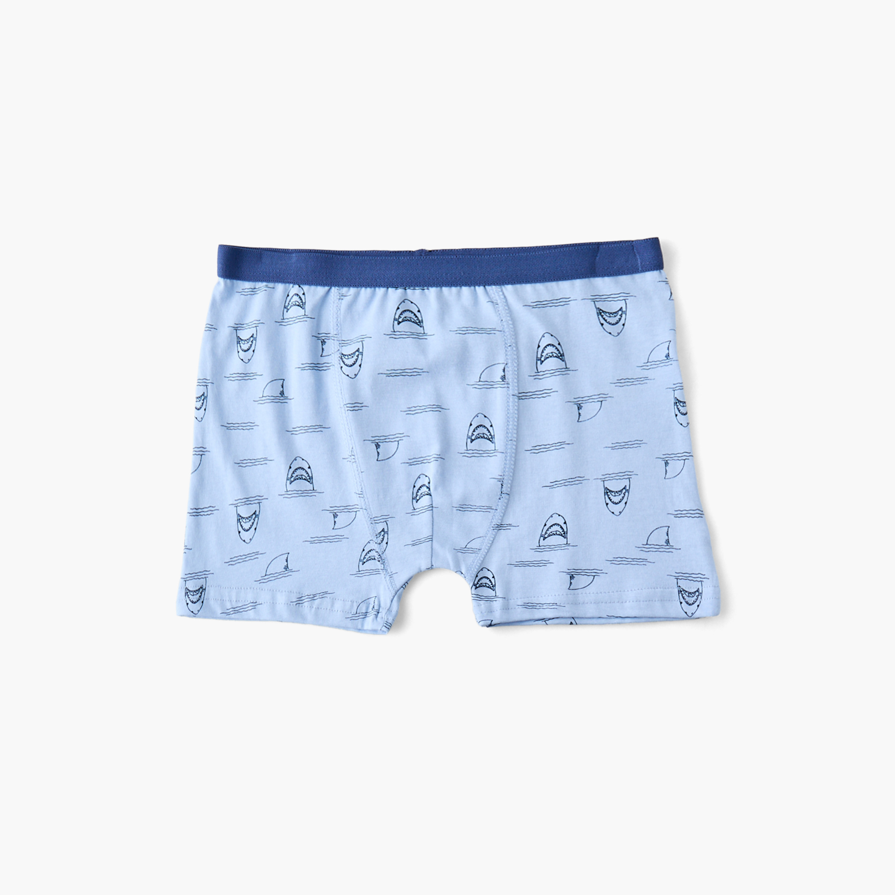 Pack of 5 Juniors Boxers with Shark Print-baby-boys-clothing-innerwear-image-2