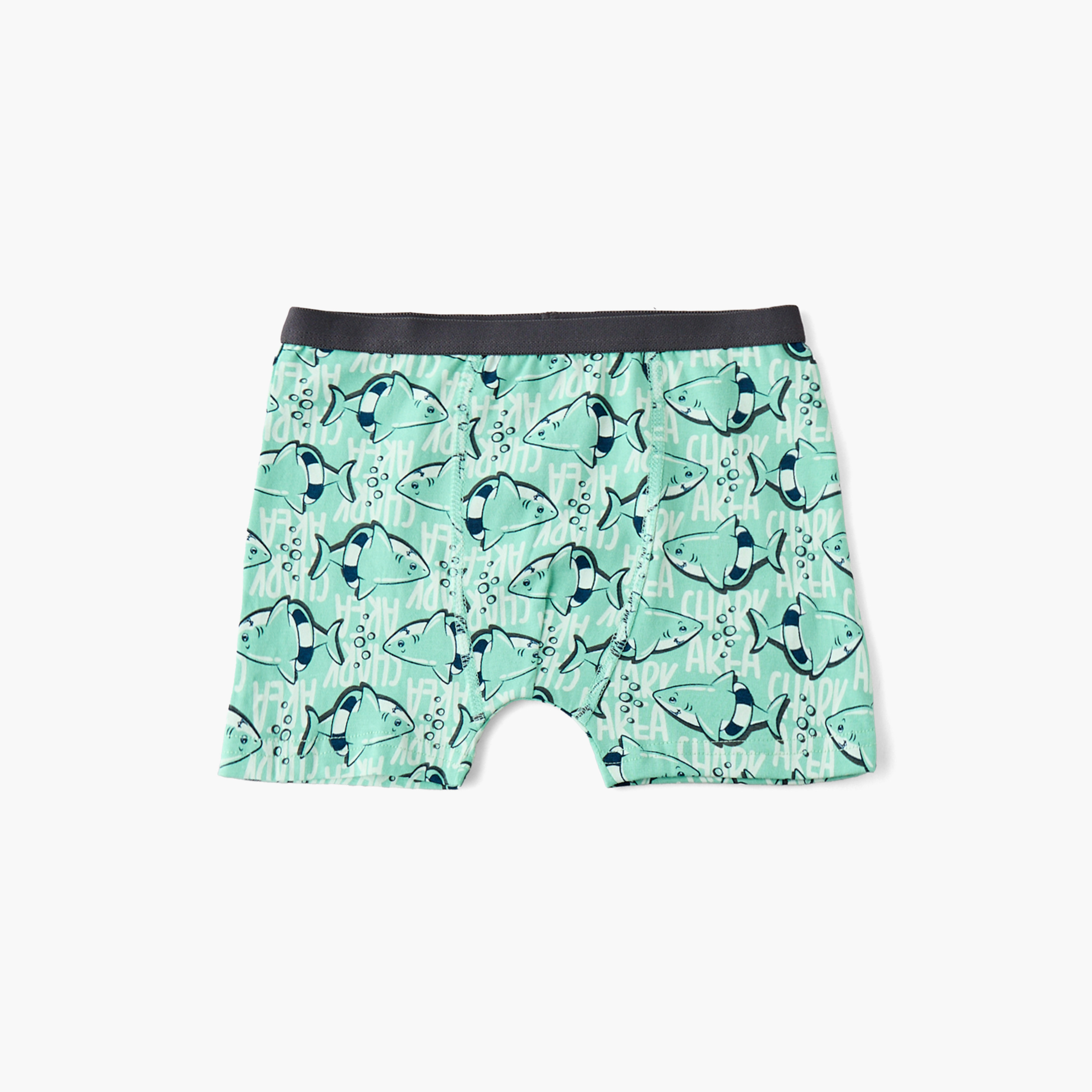 Pack of 5 Juniors Boxers with Shark Print-baby-boys-clothing-innerwear-image-4
