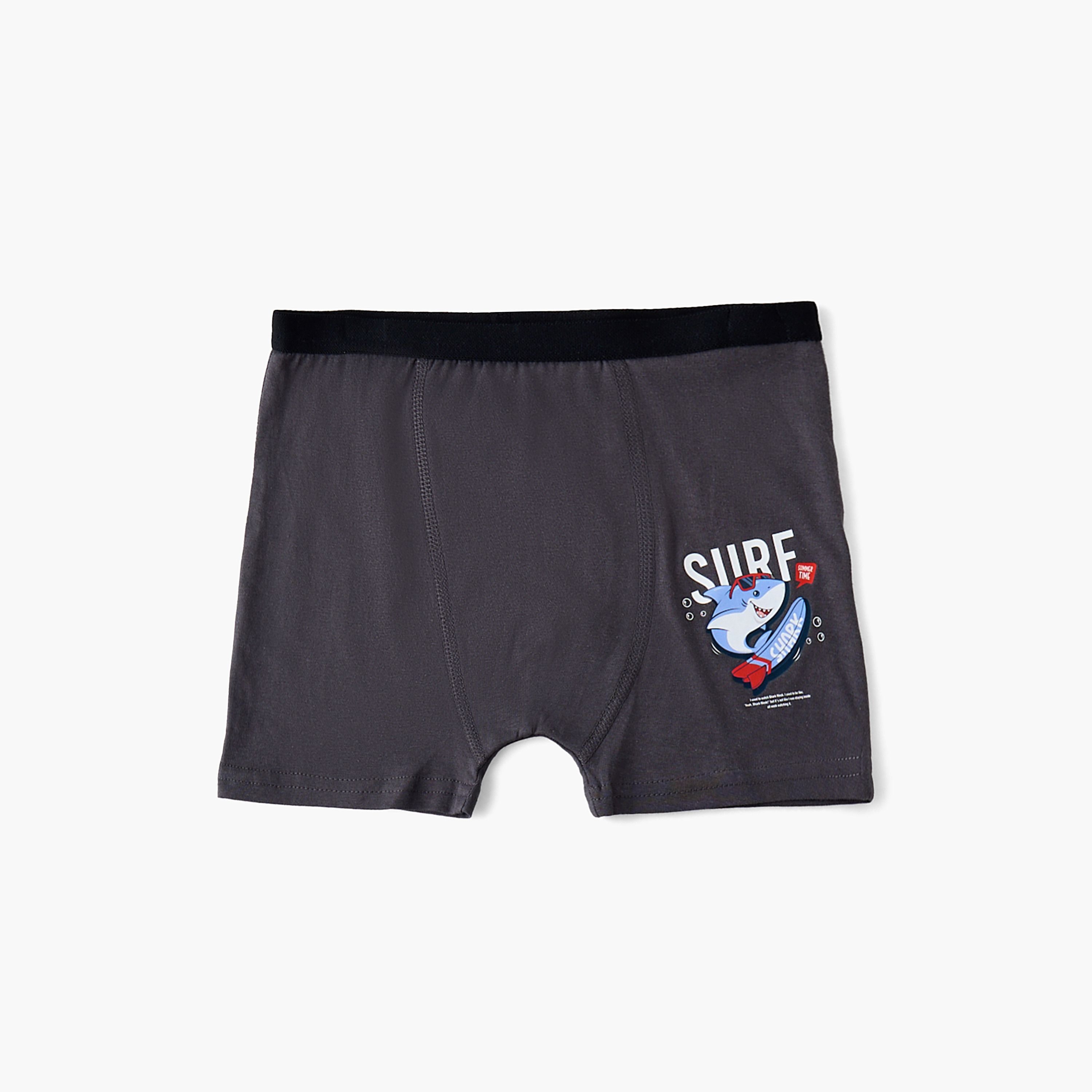 Pack of 5 Juniors Boxers with Shark Print-baby-boys-clothing-innerwear-image-5