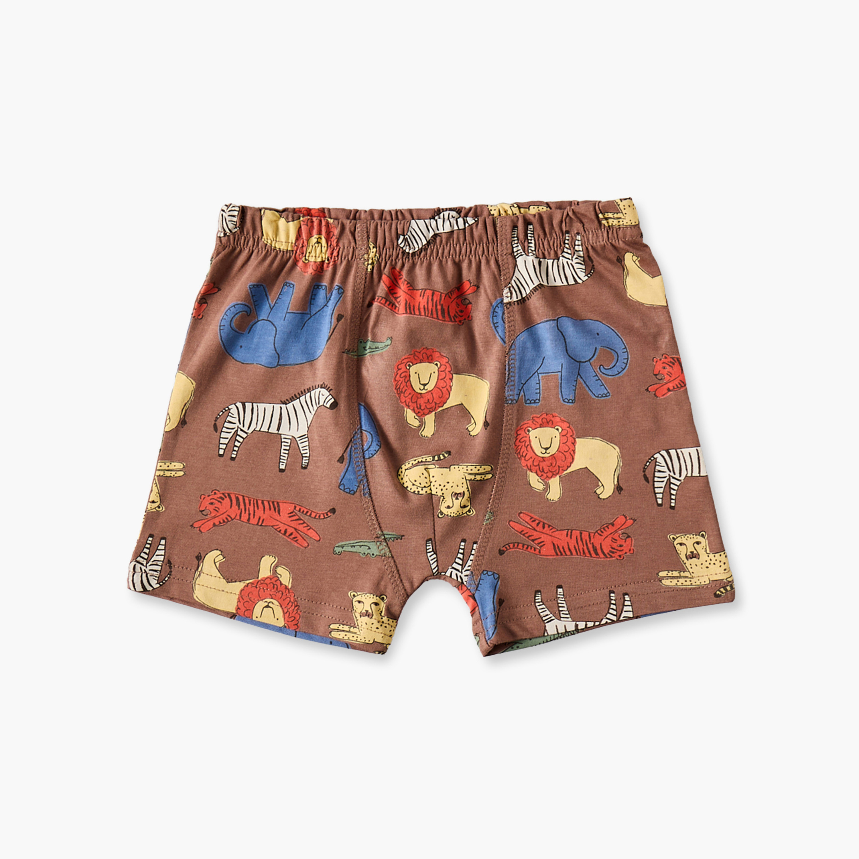 Pack of 5 Juniors Cotton Boxers with Safari Print-baby-boys-clothing-innerwear-image-2