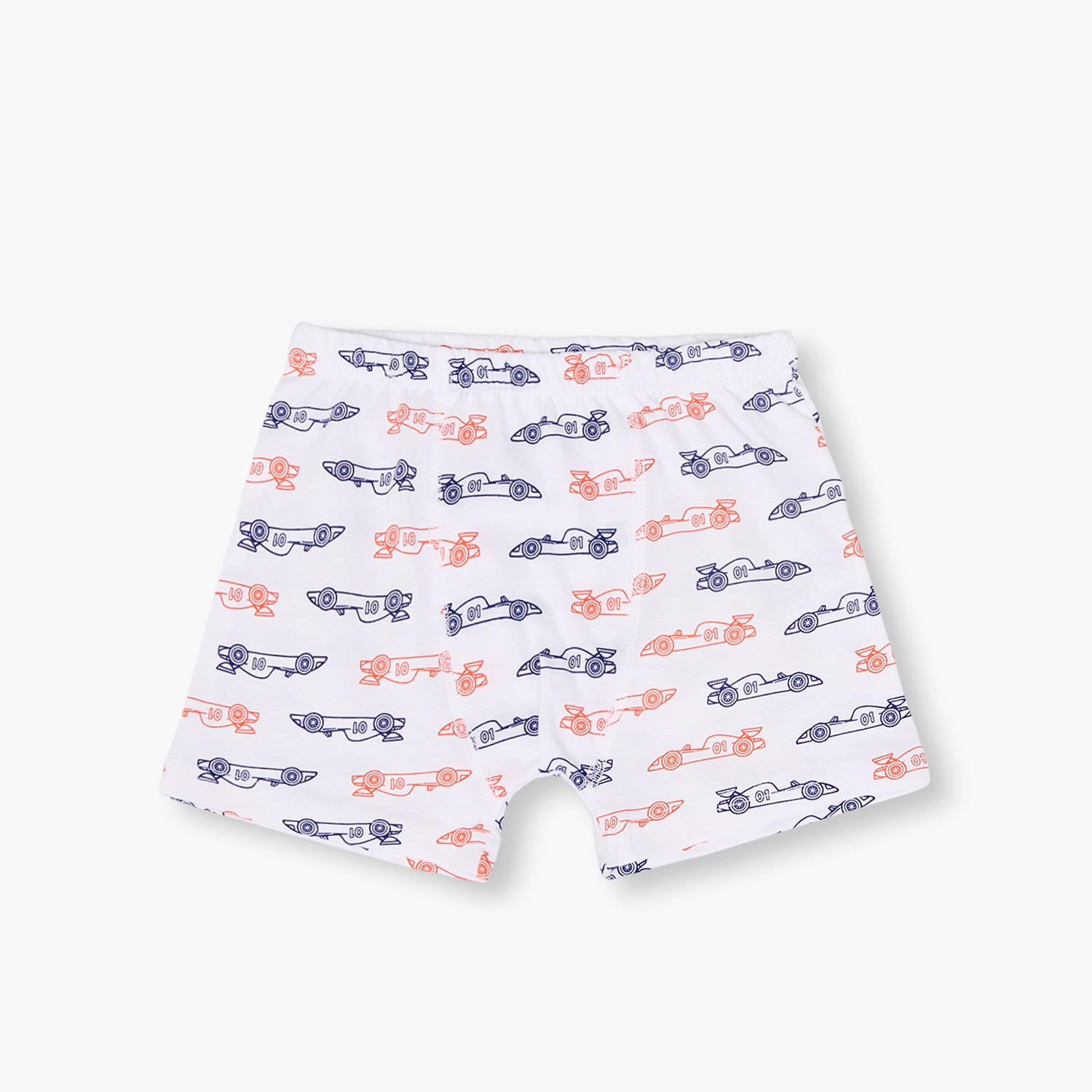 Pack of 5 Juniors Cotton Boxer Briefs with Racing Car Print-baby-boys-clothing-innerwear-image-3