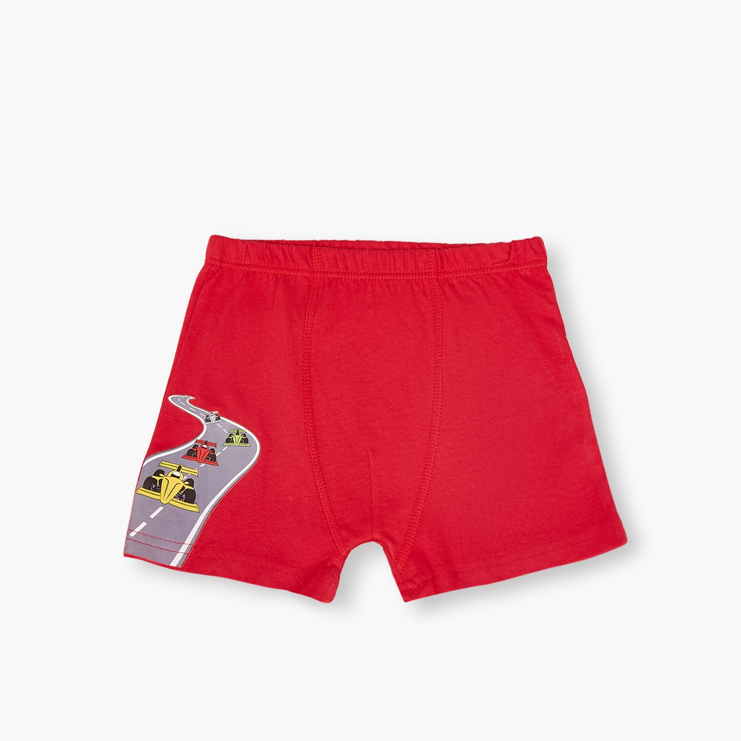 Pack of 5 Juniors Cotton Boxer Briefs with Racing Car Print-baby-boys-clothing-innerwear-image-4