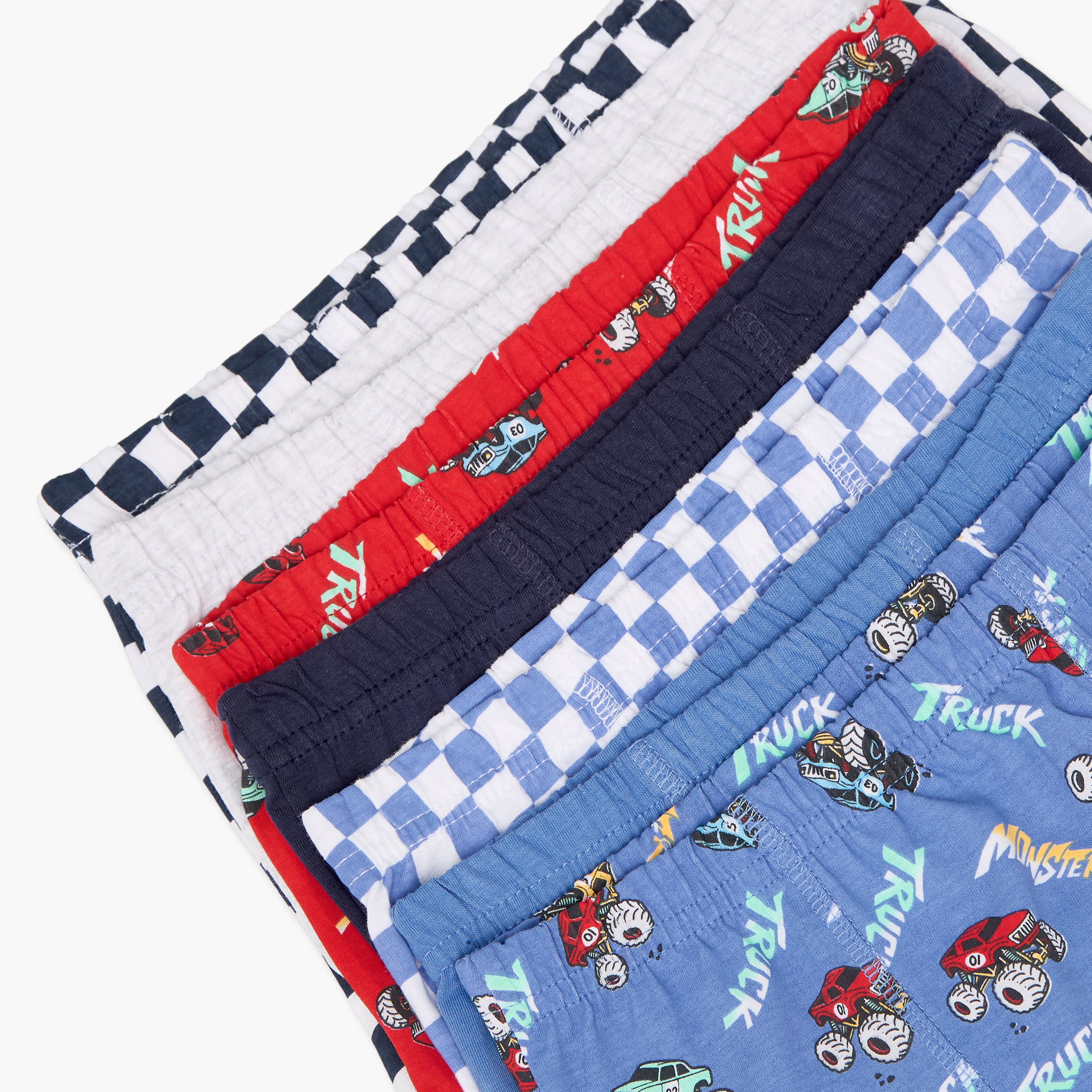 Pack of 7 Juniors Cotton Boxer with Racing Print-baby-boys-clothing-innerwear-image-8