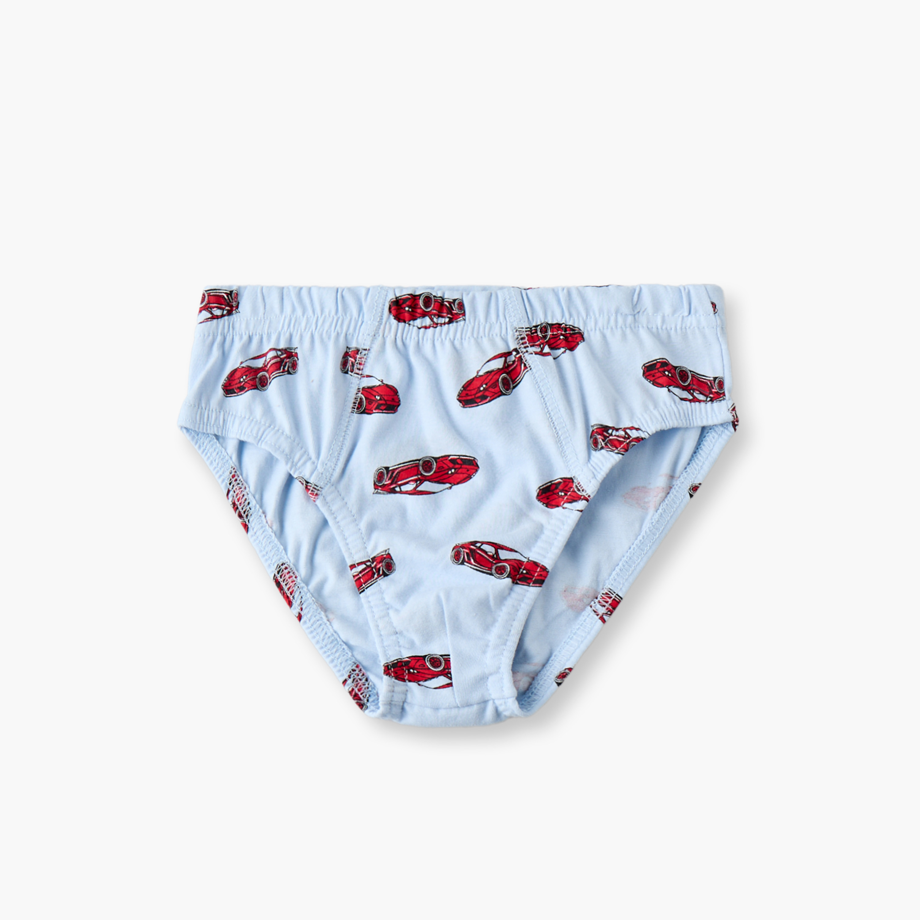 Pack of 5 Juniors  Briefs with Racing Car Print-baby-boys-clothing-innerwear-image-5