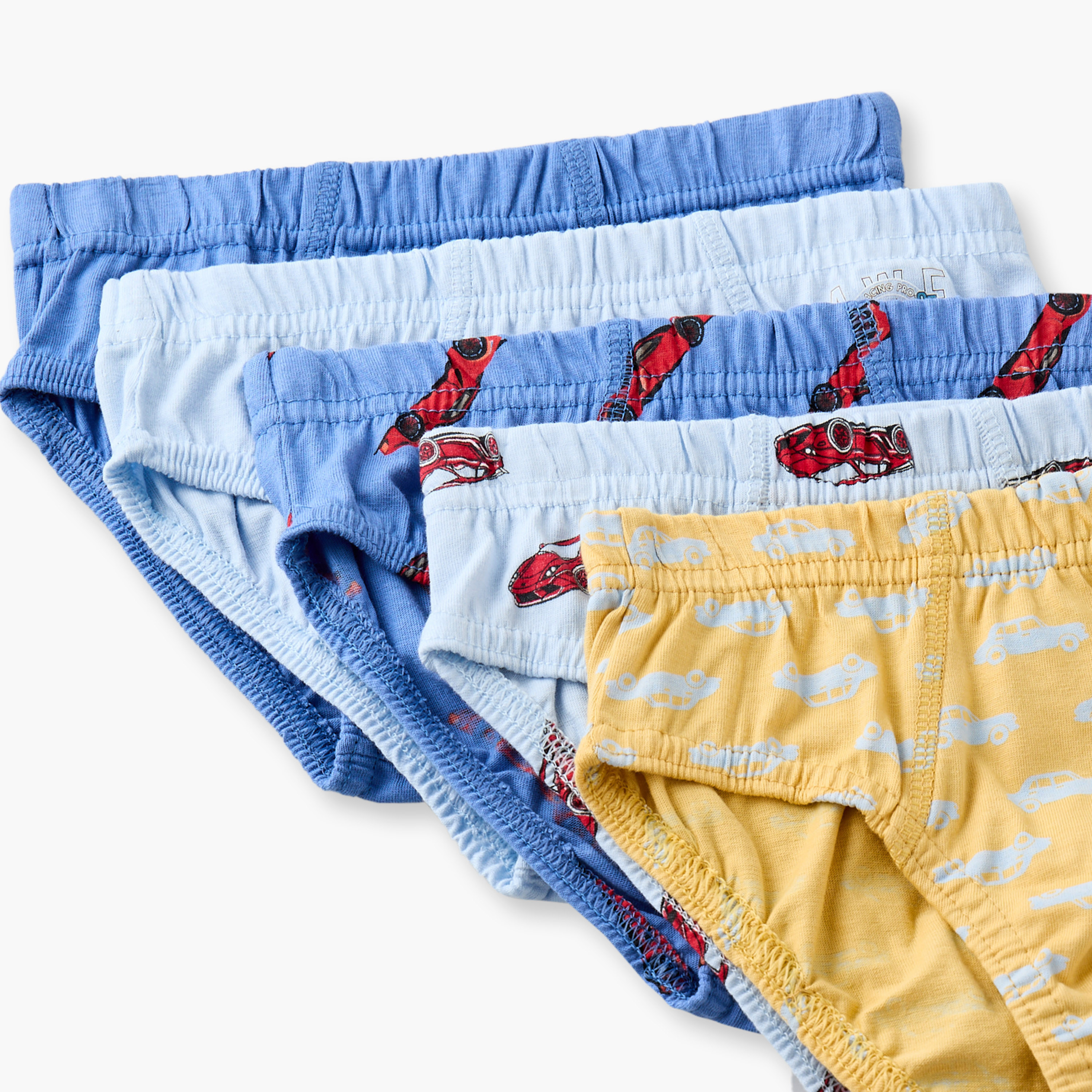 Pack of 5 Juniors  Briefs with Racing Car Print-baby-boys-clothing-innerwear-image-7