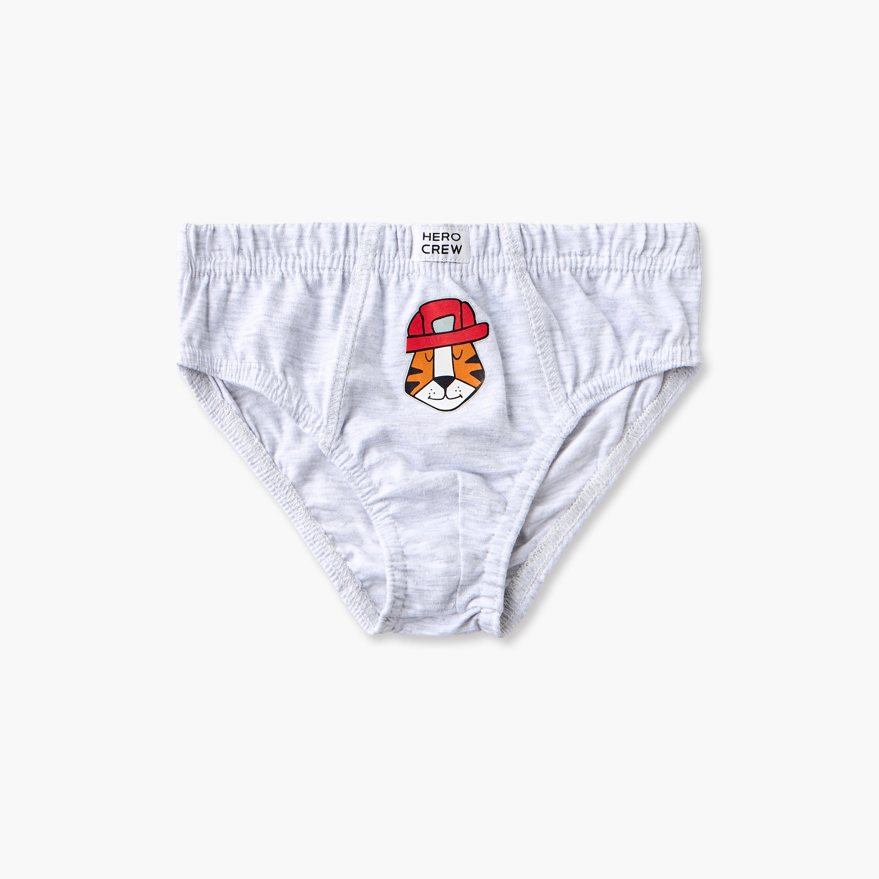 Pack of 5 Juniors Cotton Briefs with Vehicle Print-baby-boys-clothing-innerwear-image-2