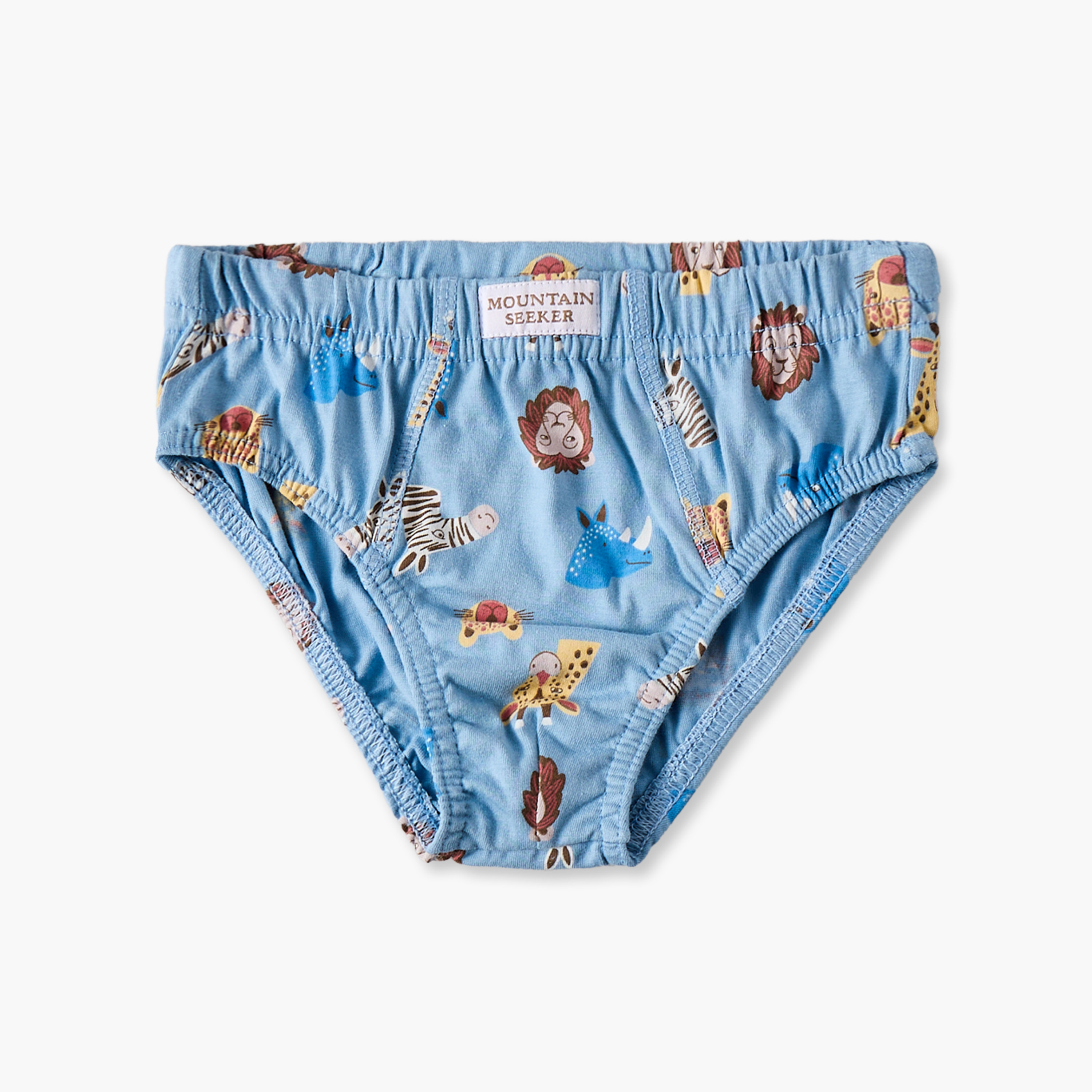 Pack of 7 Juniors Cotton Briefs with Assorted Prints-baby-boys-clothing-innerwear-image-2