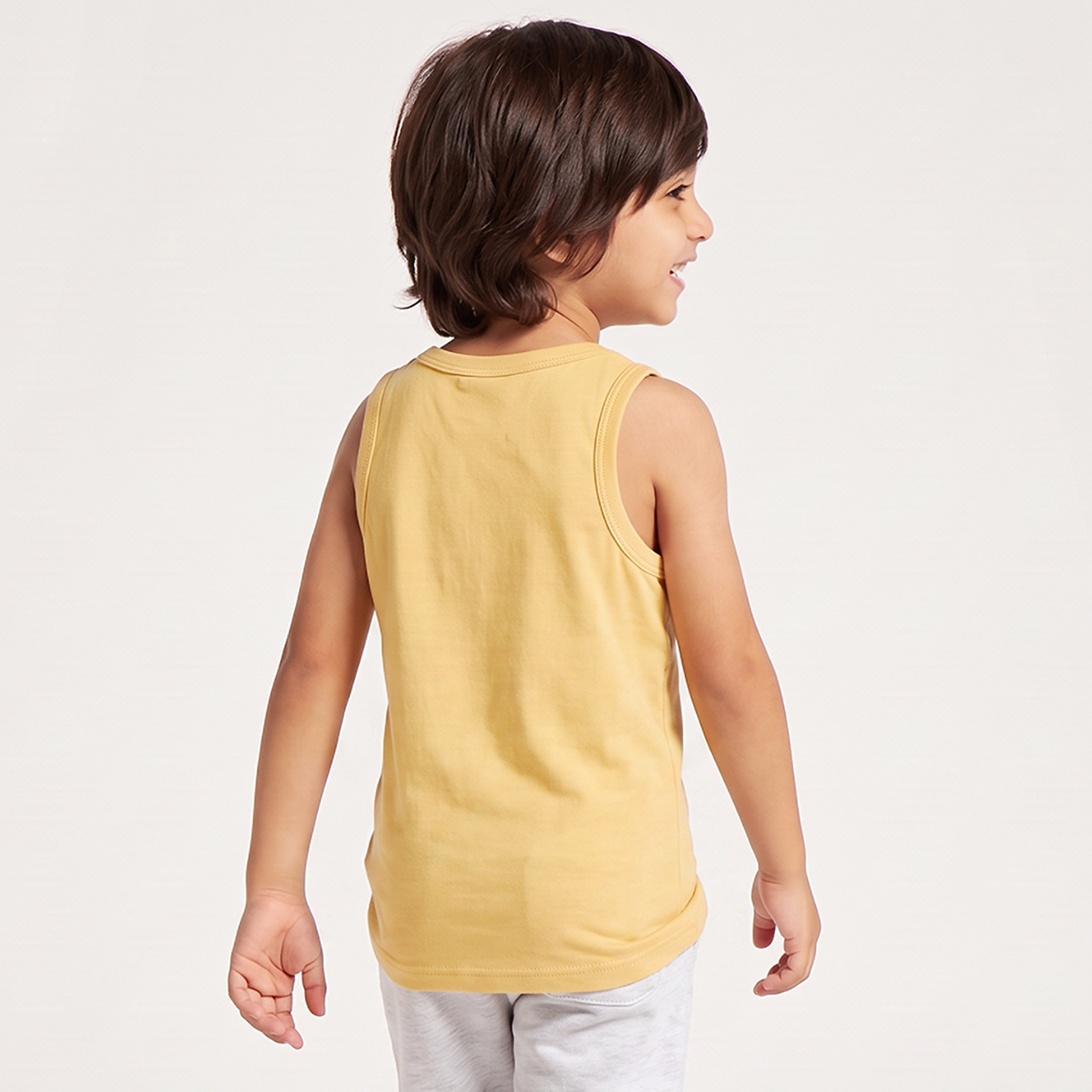 طقم فيست قطن بياقة مستديرة بطبعات ديناصورات من جونيورز - عبوة من 3 قطع-baby-boys-clothing-innerwear-image-5