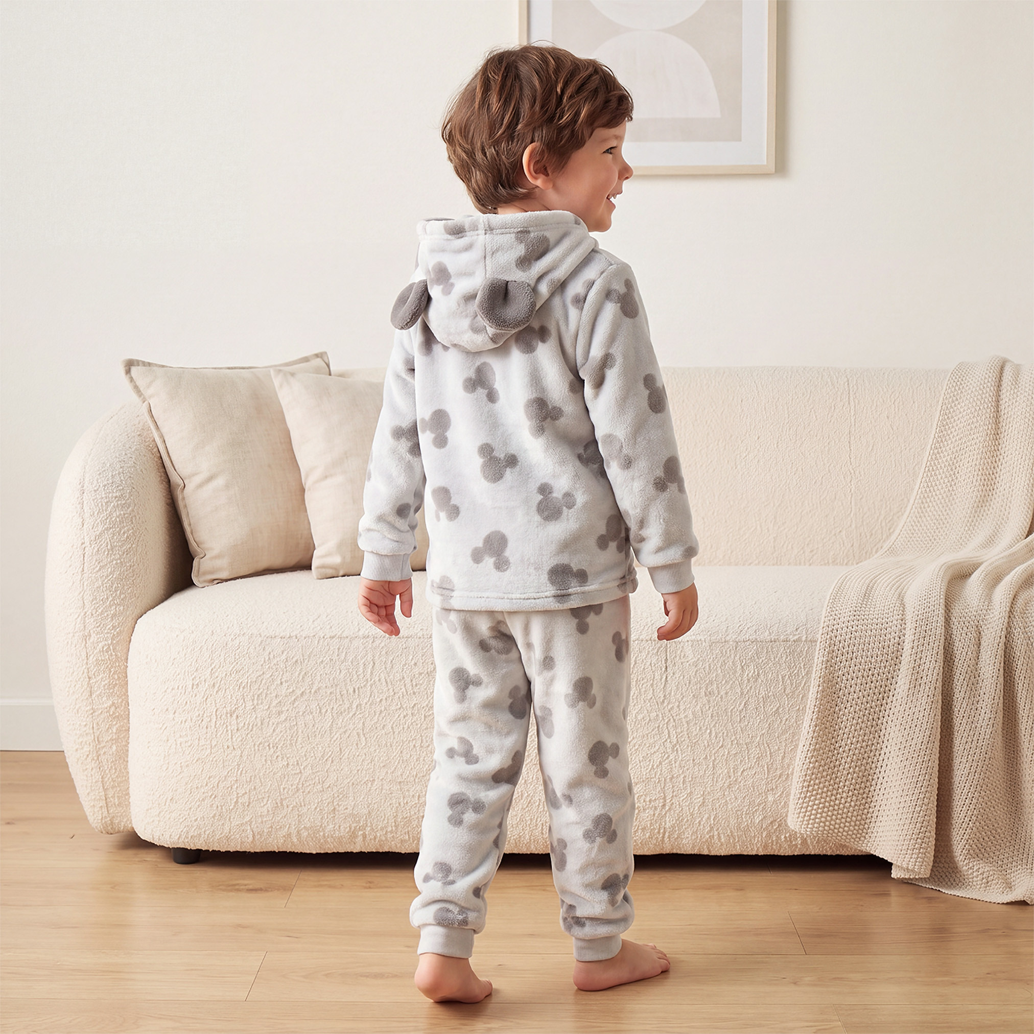 طقم بنطلون بيجاما وسويت شيرت بقبعة وأكمام طويلة وتطريزات من ديزني-boys-clothing-nightwear-image-4