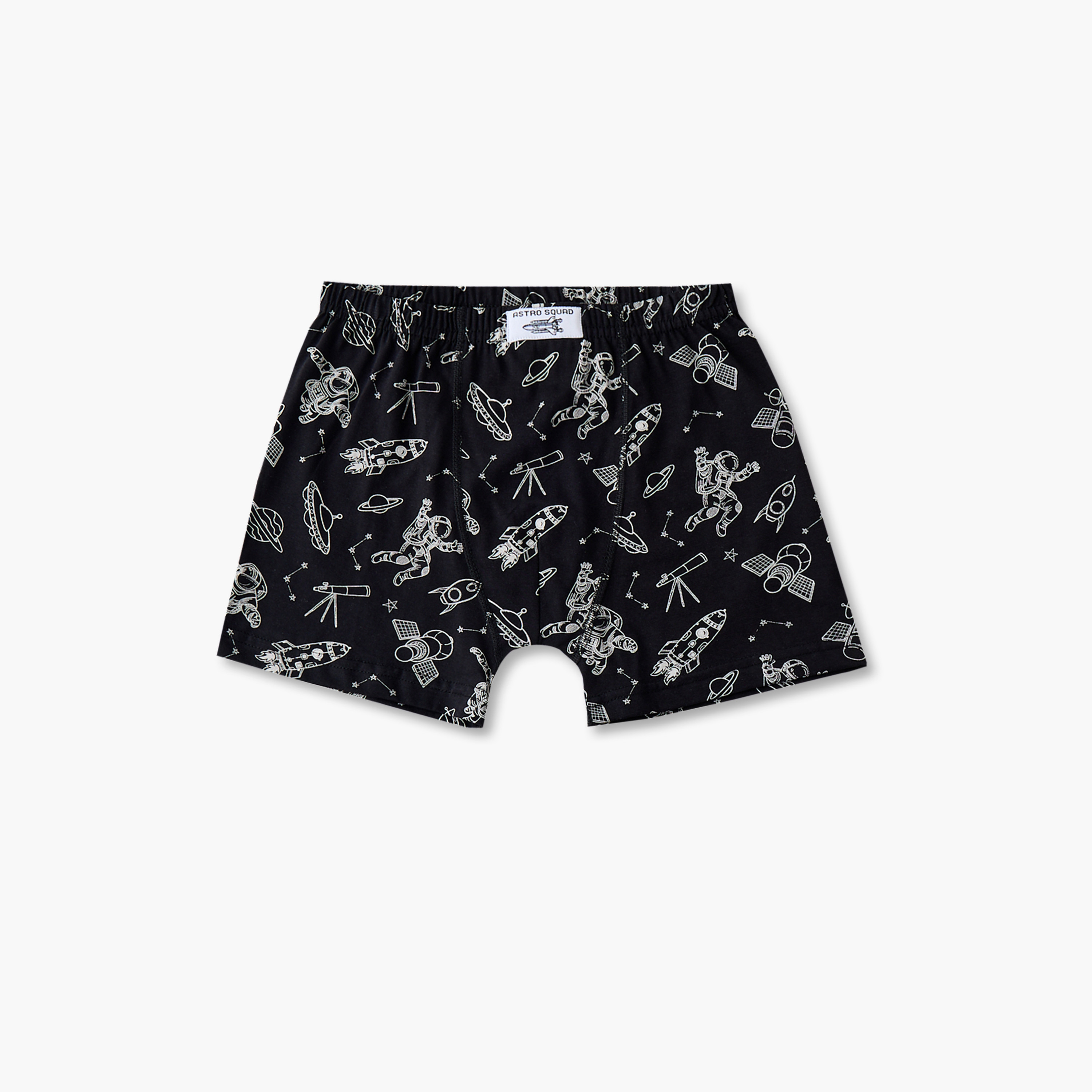 Pack of 5 Juniors Cotton Boxers with Space Print-boys-clothing-innerwear-boxersandbriefs-image-2
