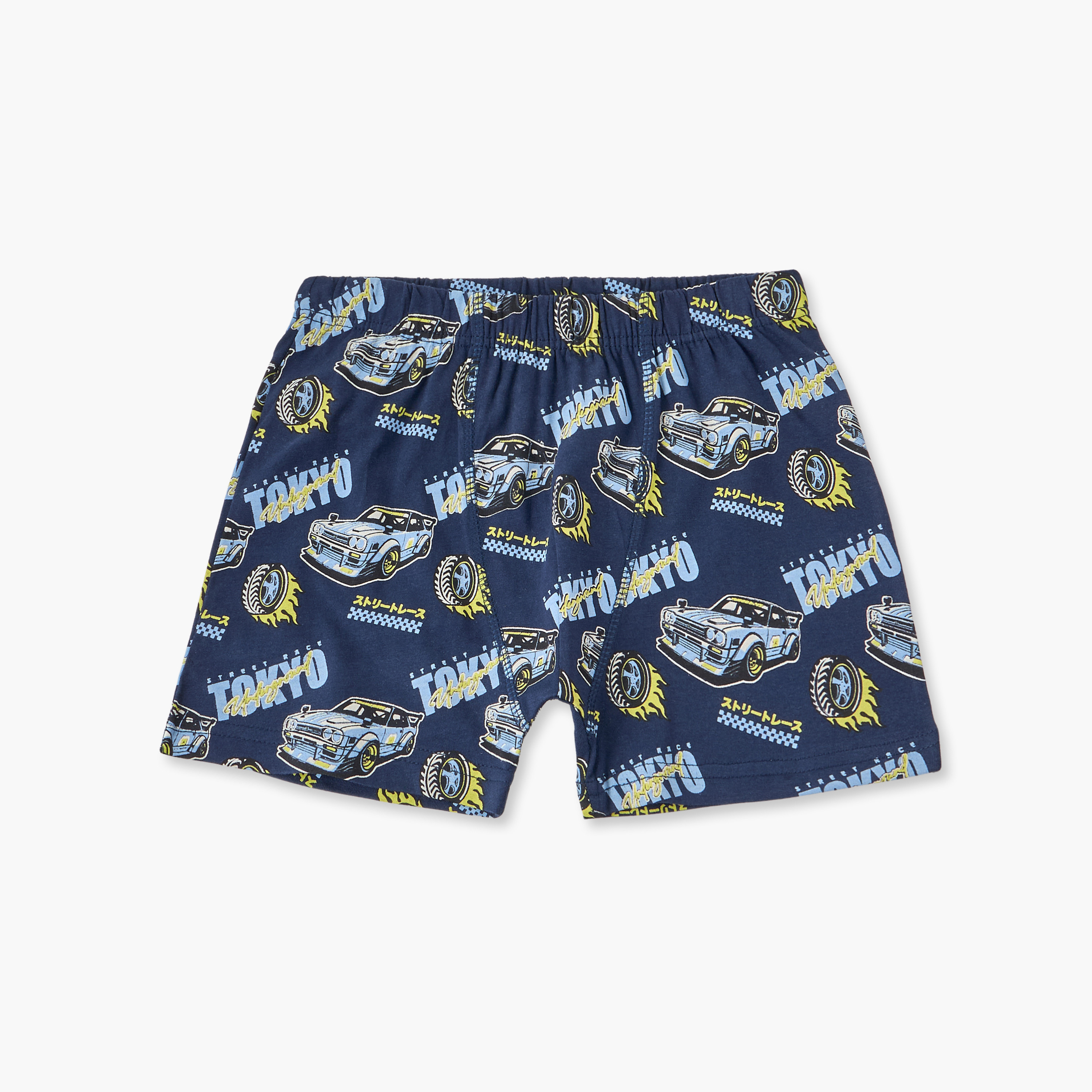 Pack of 5 Juniors Cotton Boxers with Assorted Prints-boys-clothing-innerwear-boxersandbriefs-image-4
