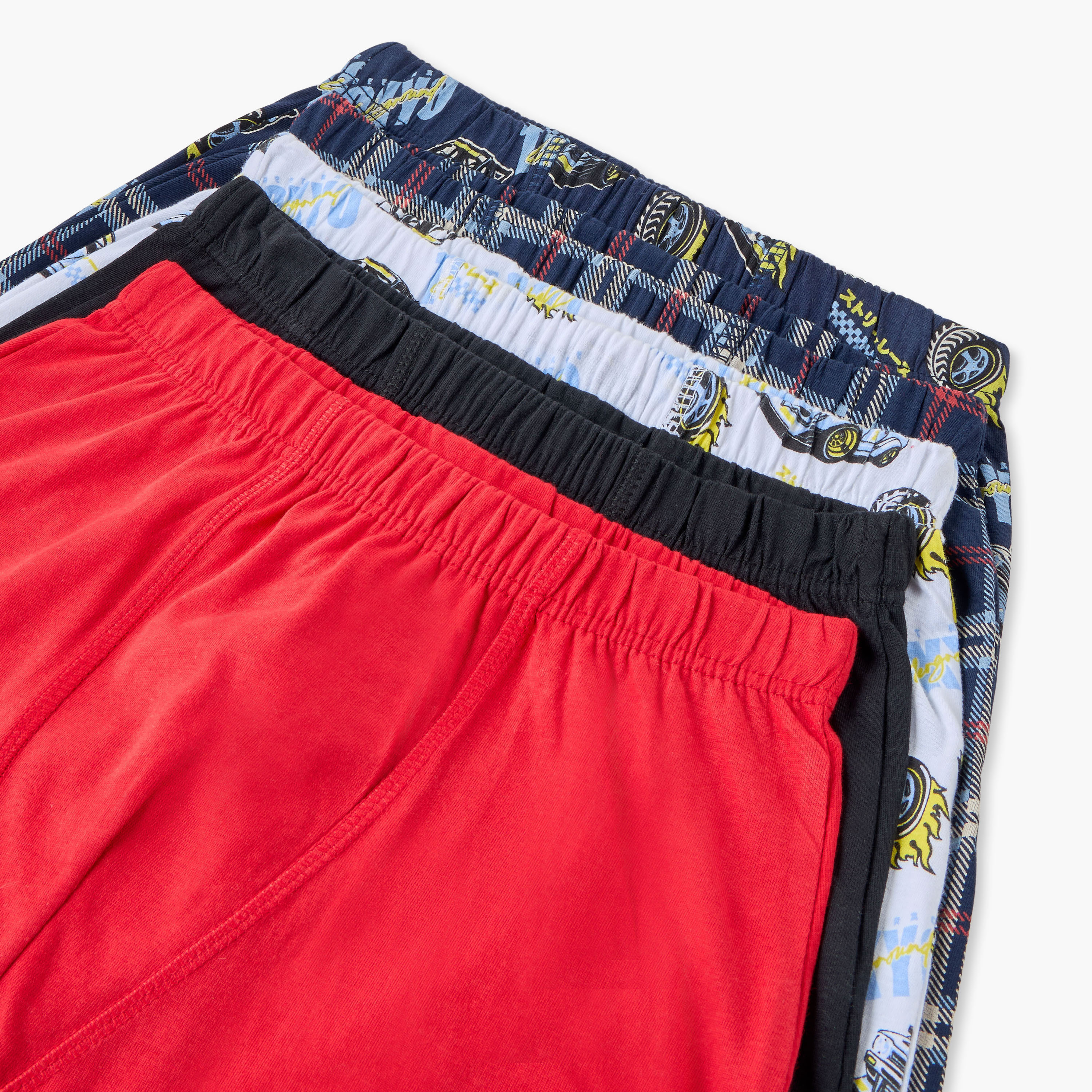 Pack of 5 Juniors Cotton Boxers with Assorted Prints-boys-clothing-innerwear-boxersandbriefs-image-7