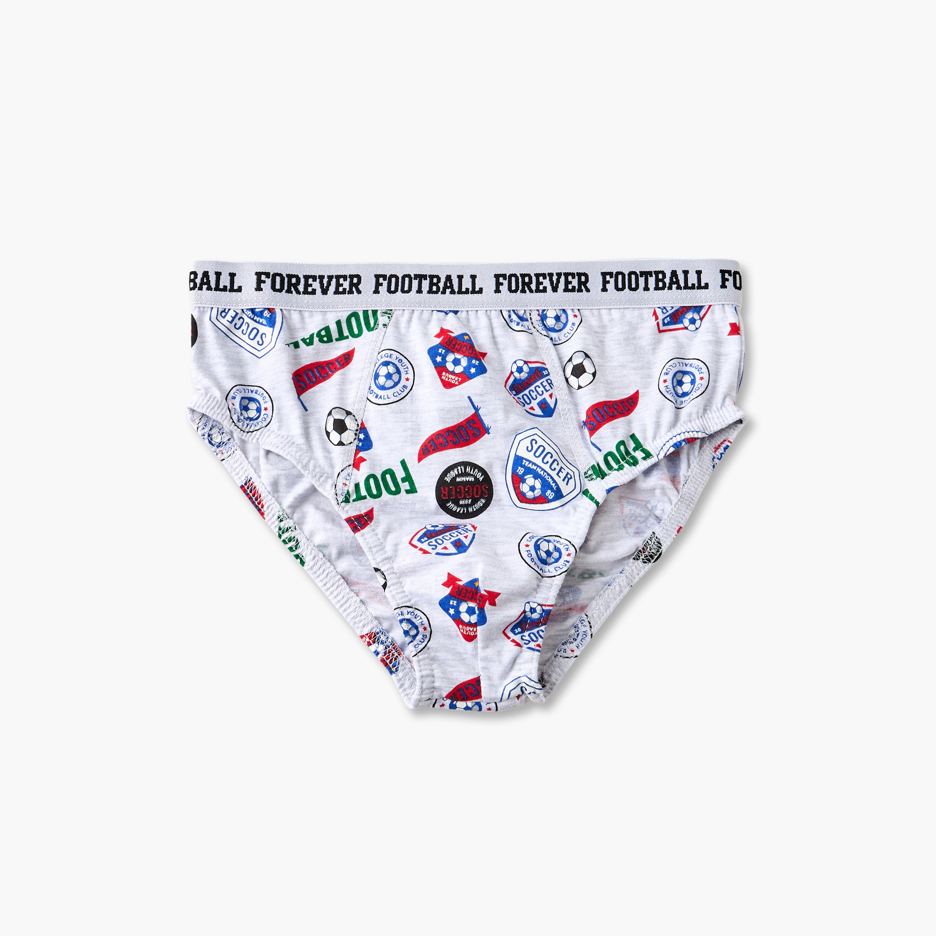 Pack of 7 Juniors Briefs with Football Print-boys-clothing-innerwear-boxersandbriefs-image-10