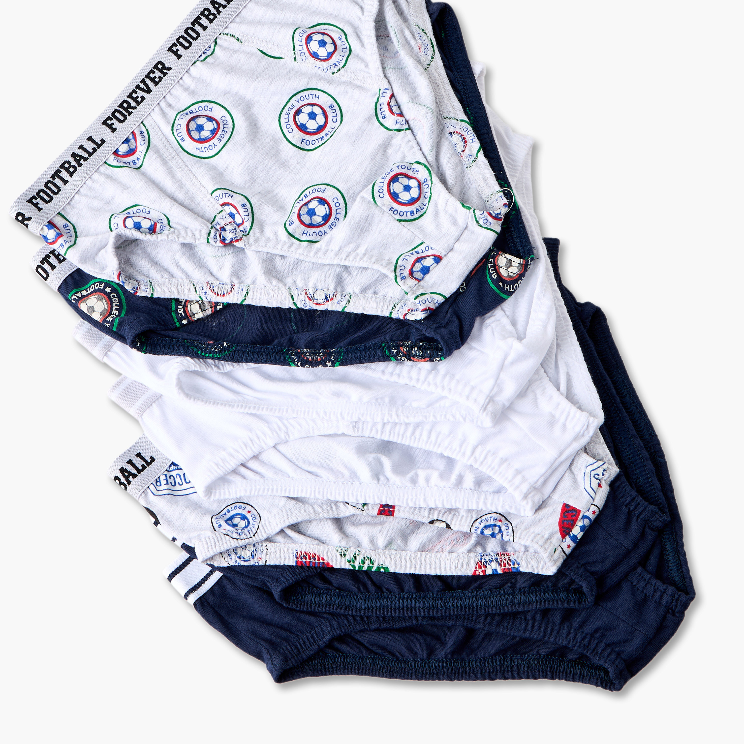 Pack of 7 Juniors Briefs with Football Print-boys-clothing-innerwear-boxersandbriefs-image-9