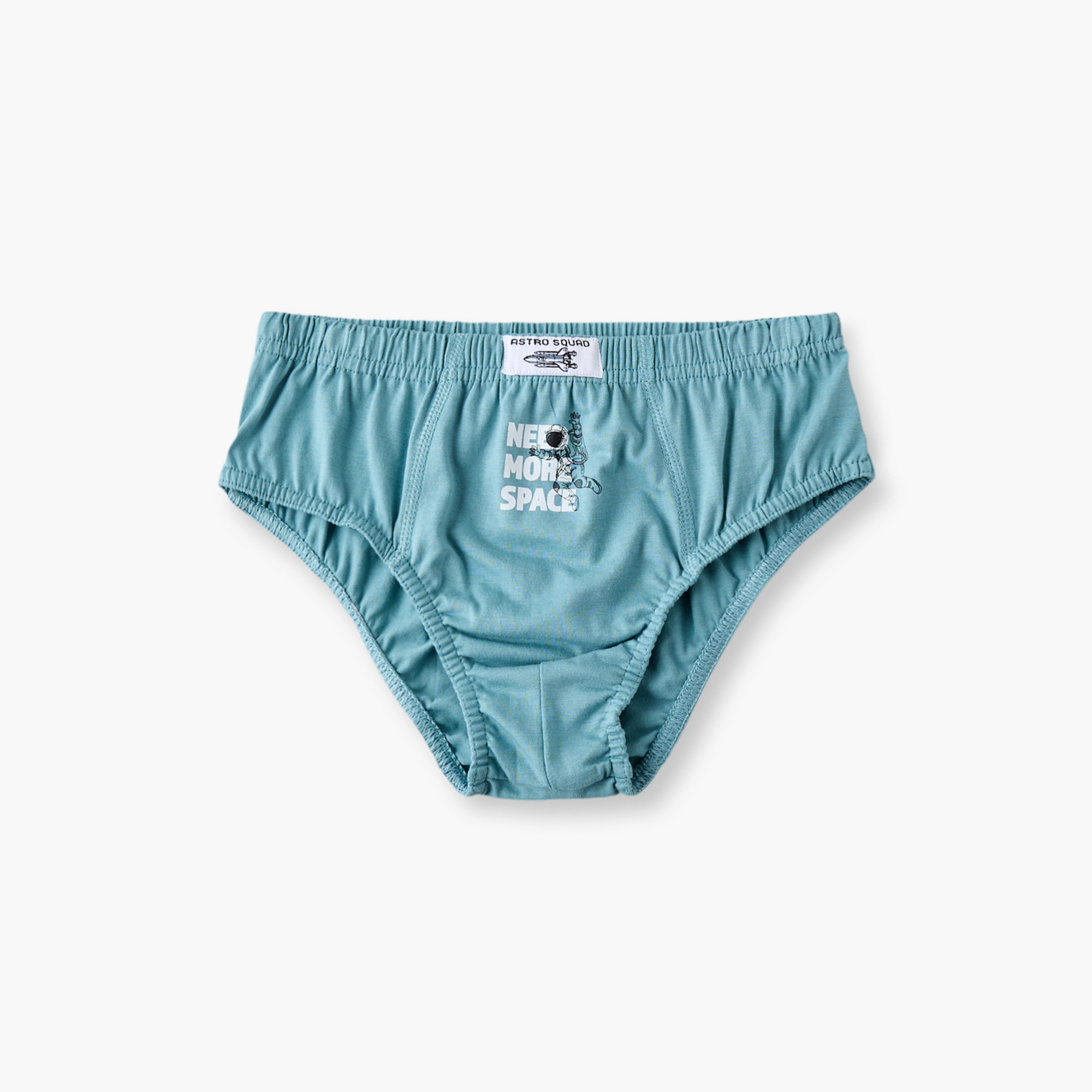 Pack of 7 Juniors Cotton Briefs with Space Print-boys-clothing-innerwear-boxersandbriefs-image-3