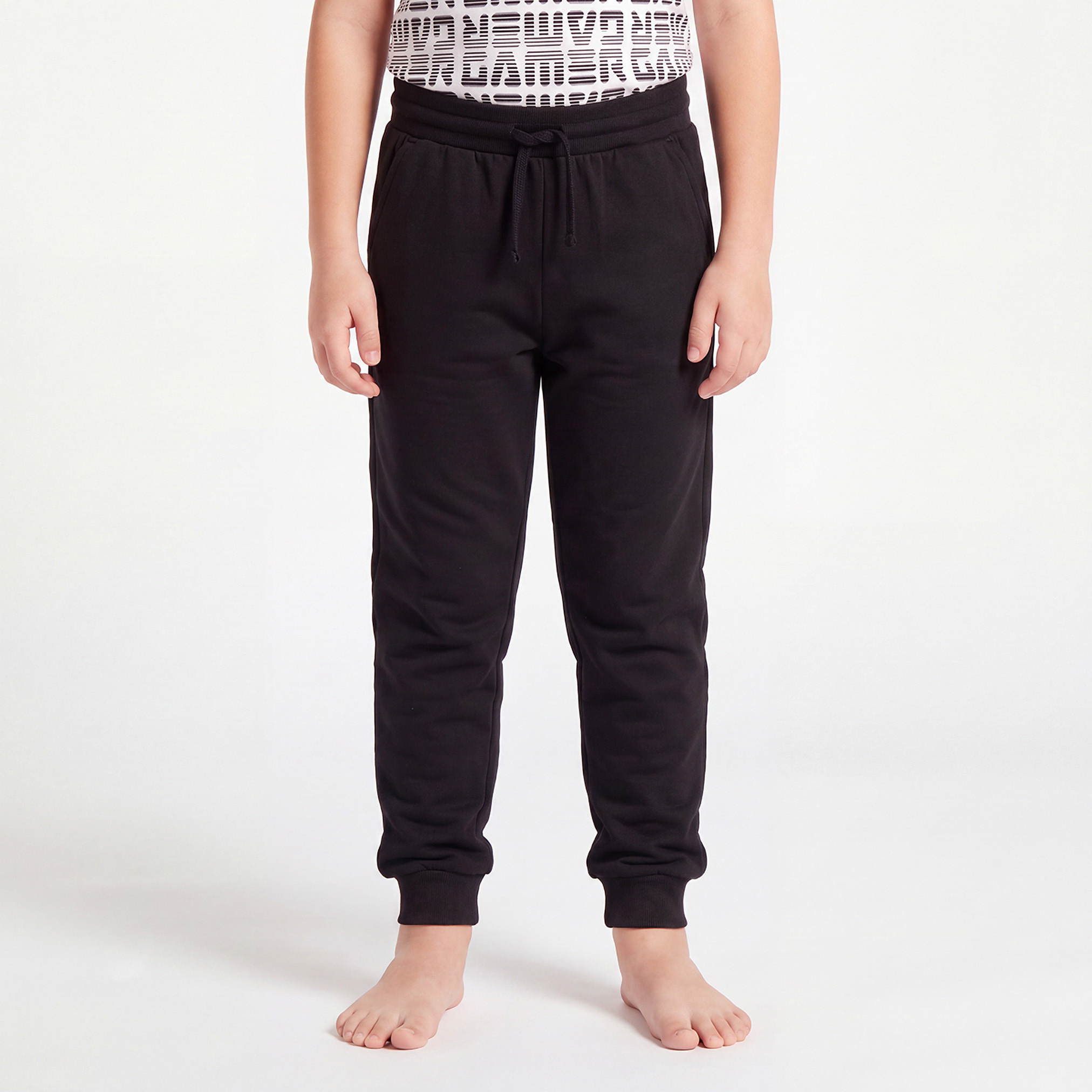 طقم فيست قطن بياقة مستديرة وطبعات ألعاب من جونيورز - 7 قطع-boys-clothing-innerwear-vests-image-5