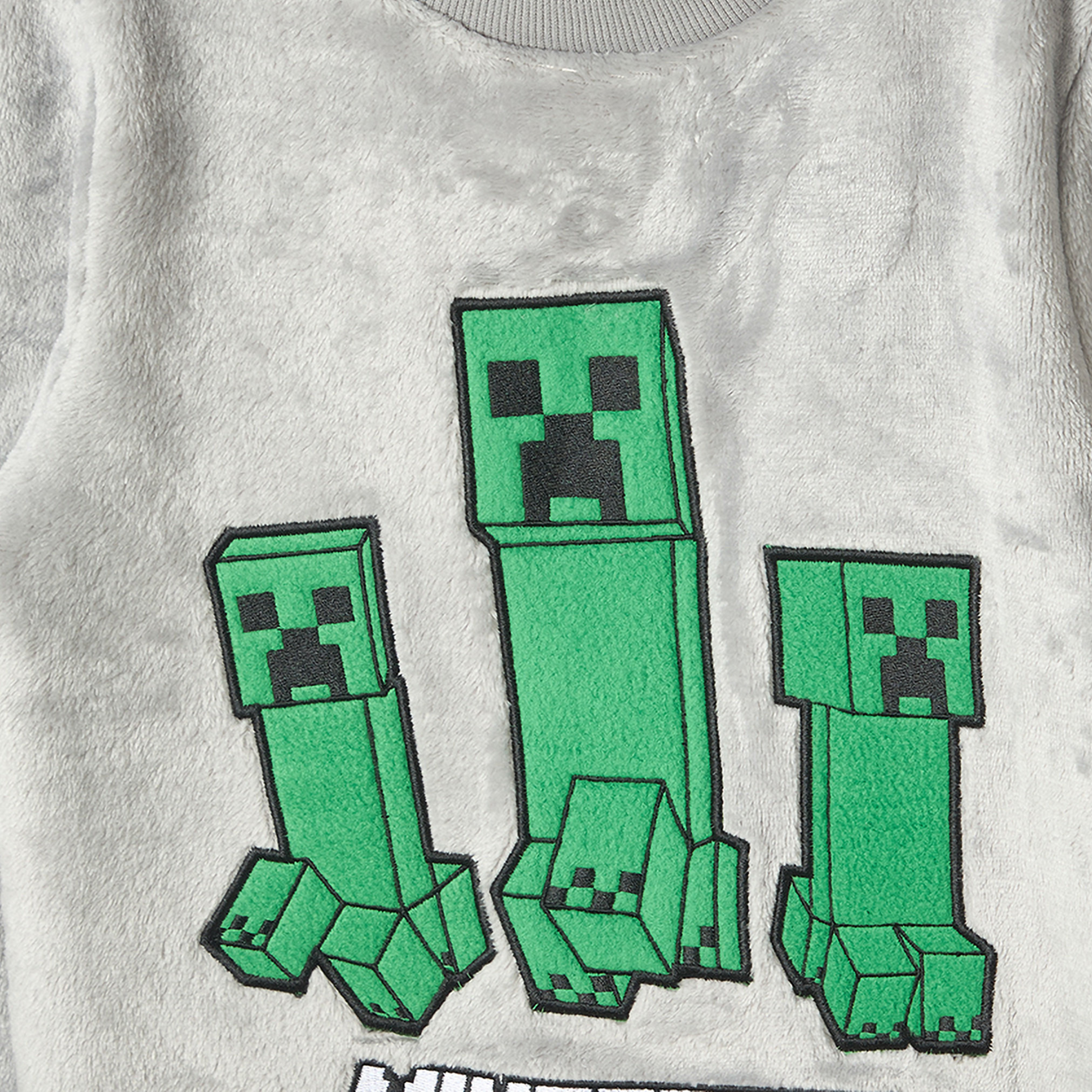 Pack of 2 Minecraft Crew Neck Long Sleeves Pyjama Set with Prints-boys-clothing-nightwear-image-7