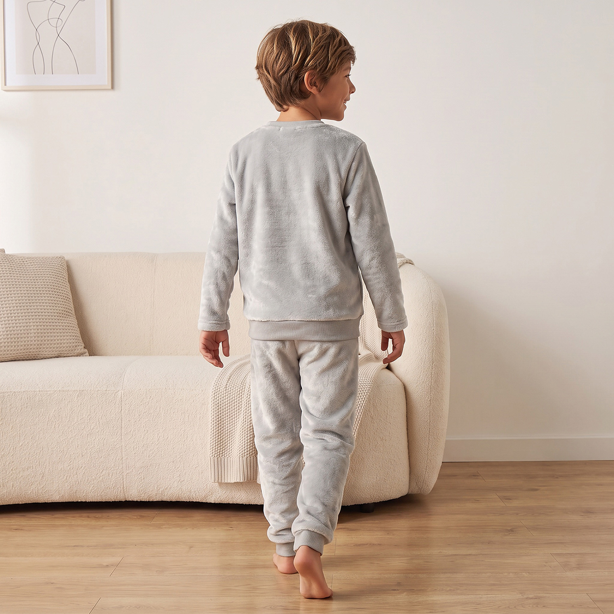 Pack of 2 Minecraft Crew Neck Long Sleeves Pyjama Set with Prints-boys-clothing-nightwear-image-6