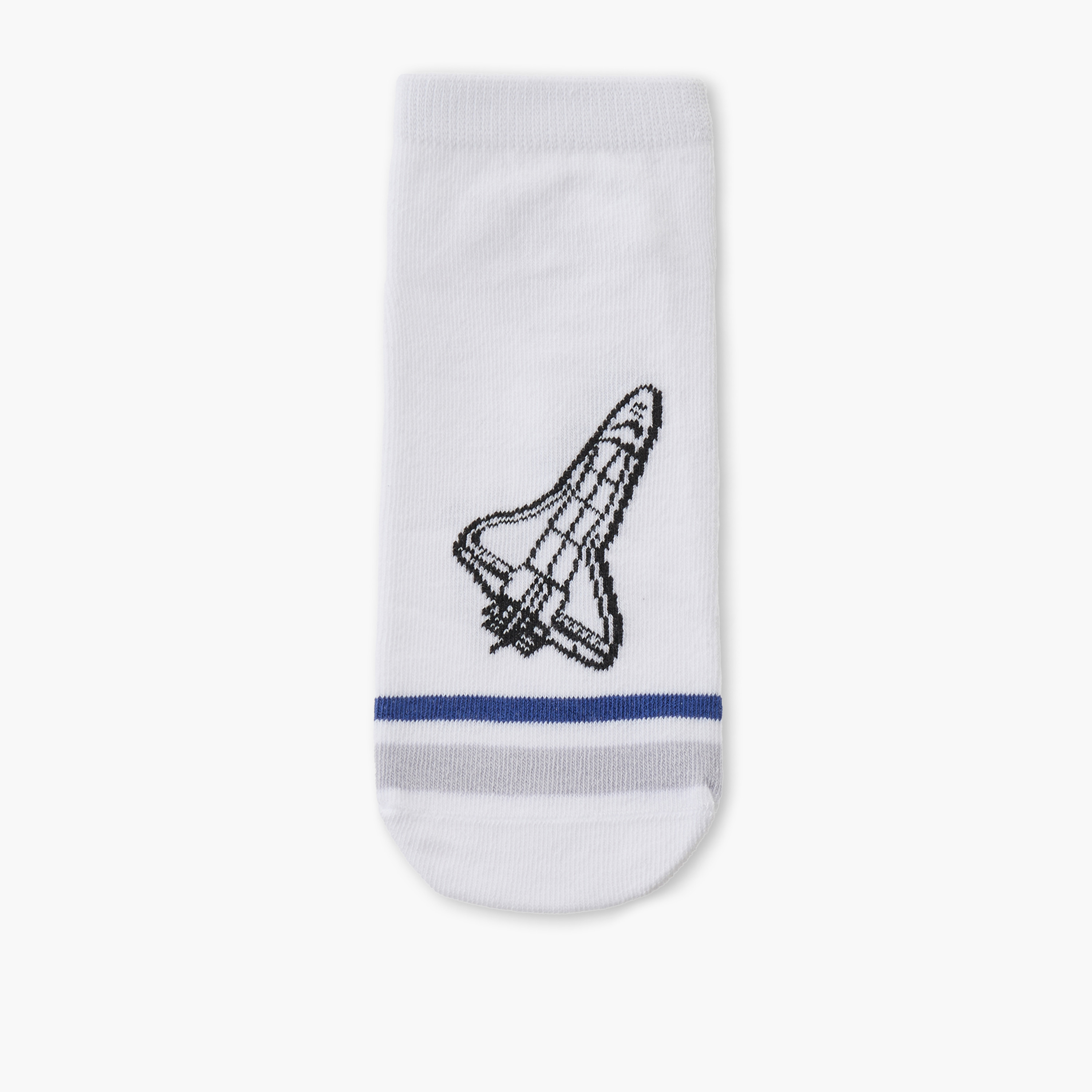 Pack of 3 NASA Boys Socks Ankle Length-boys-accessories-socks-image-2