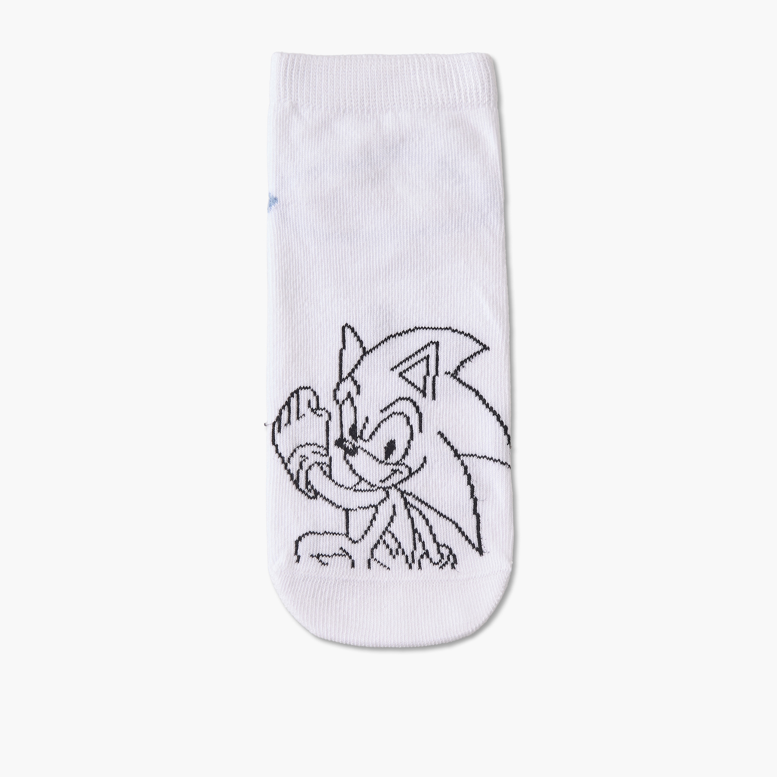 Pack of 3 Boys Socks with Sonic the Hedgehog Print-boys-accessories-socks-image-3