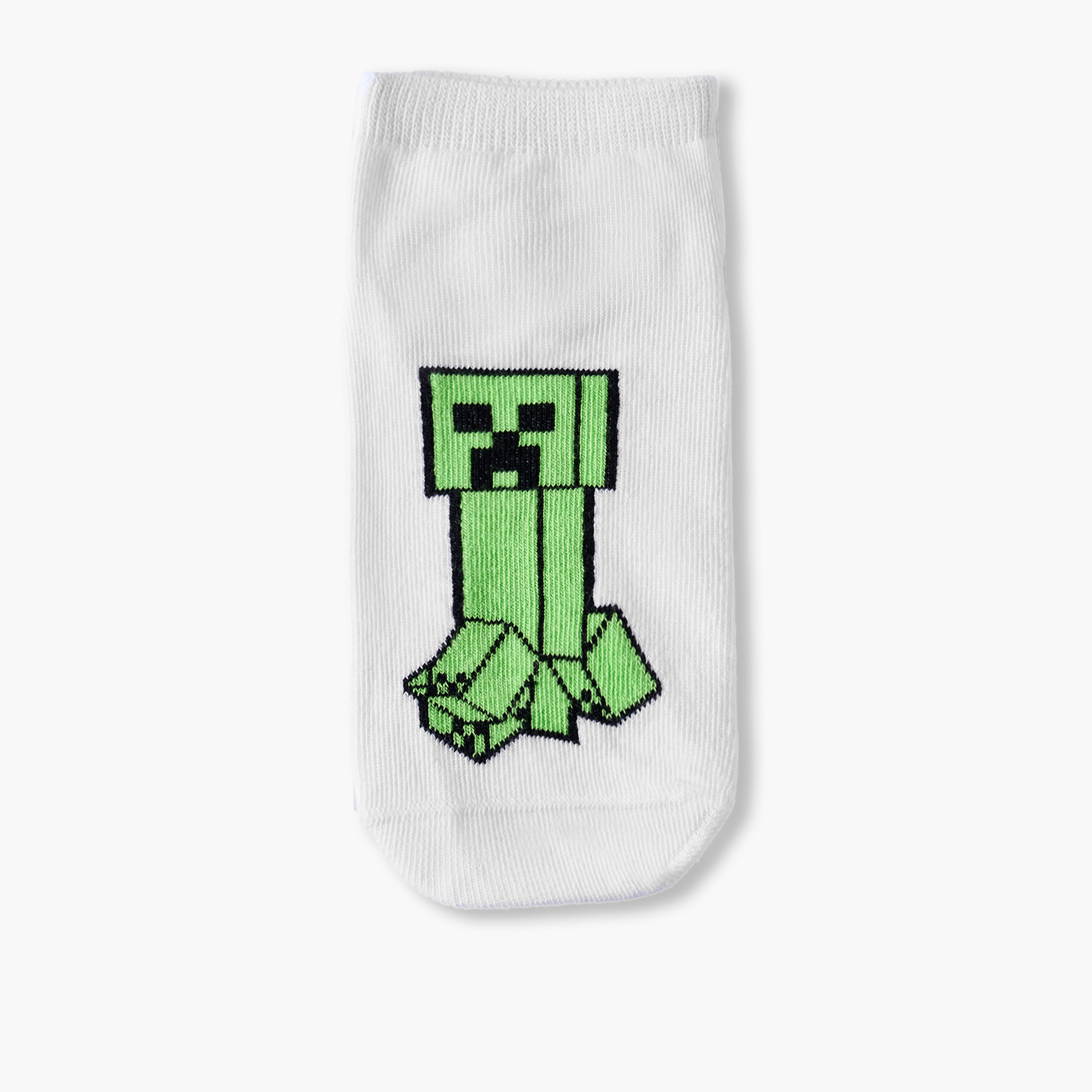 Pack of 3 Minecraft Boys Socks Ankle Length-boys-accessories-socks-image-2