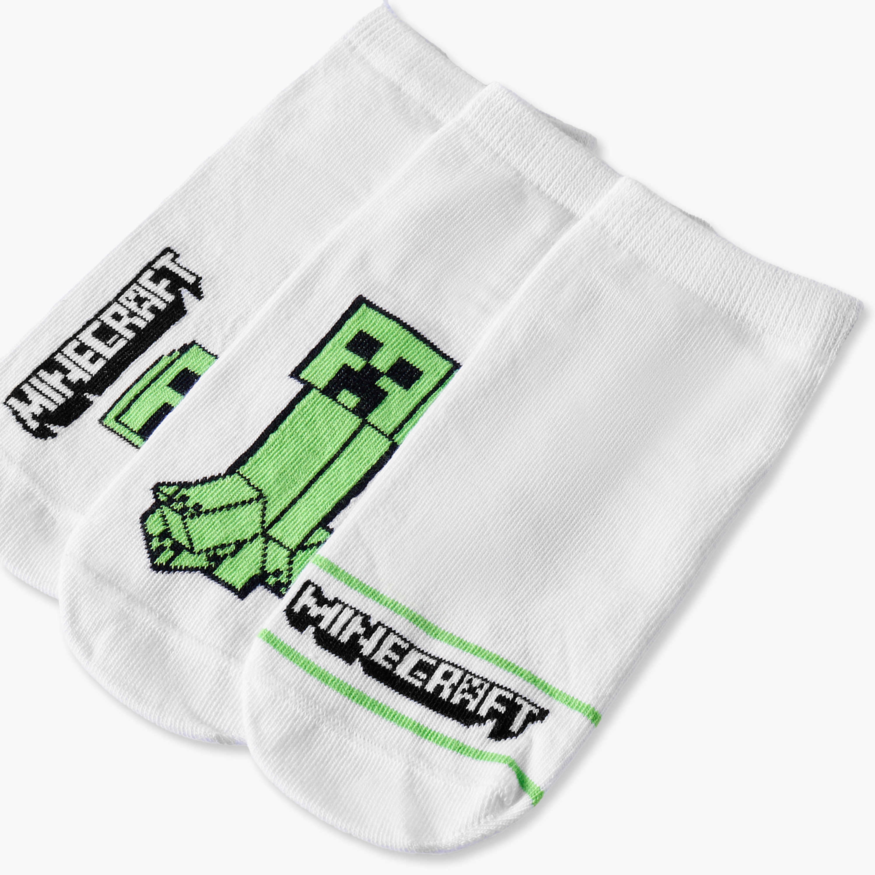 Pack of 3 Minecraft Boys Socks Ankle Length-boys-accessories-socks-image-6