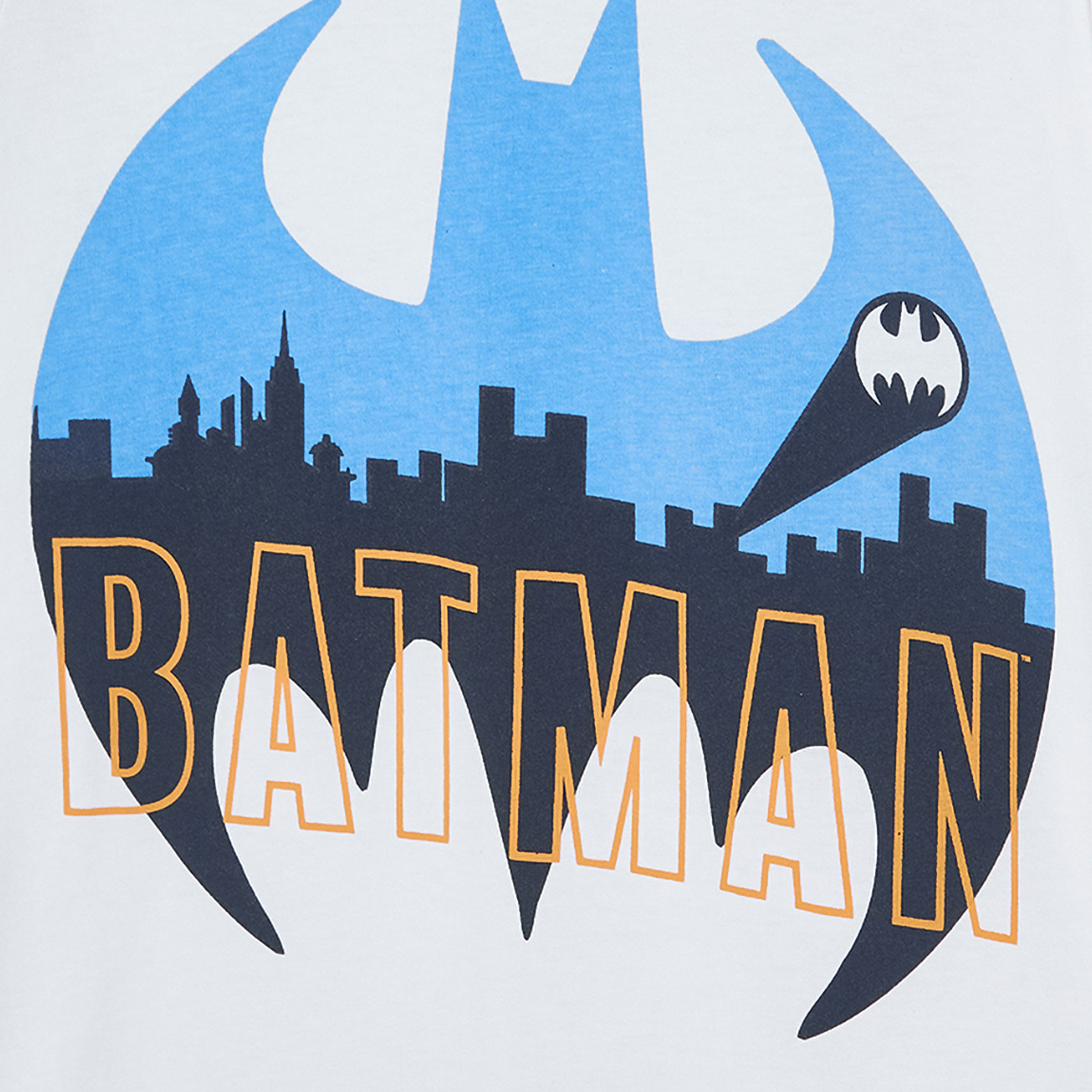 طقم بيجاما قطني بياقة مستديرة وأكمام طويلة بطبعة باتمان-boys-clothing-nightwear-image-6
