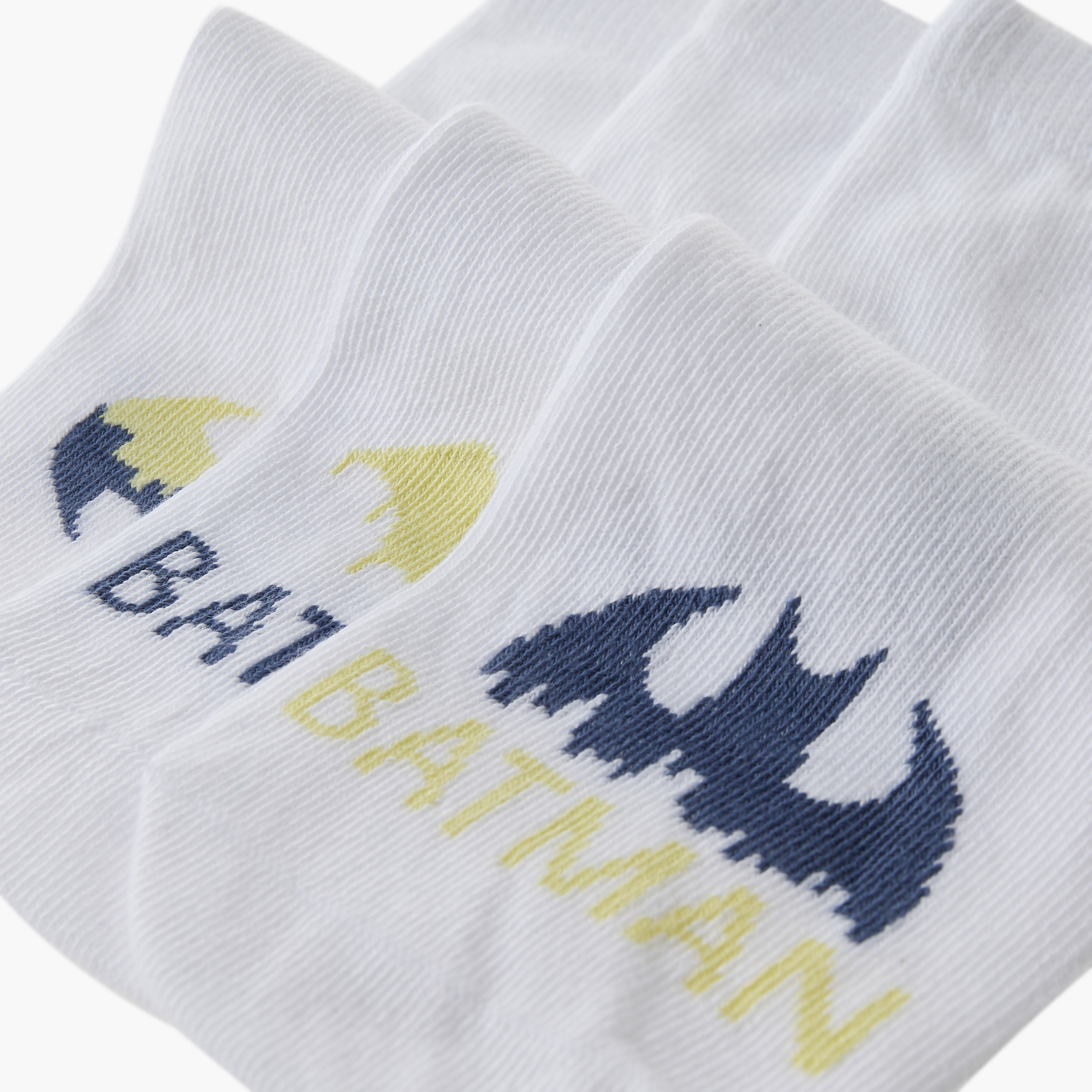 Pack of 3 Boys Socks with Batman Print-boys-accessories-socks-image-6