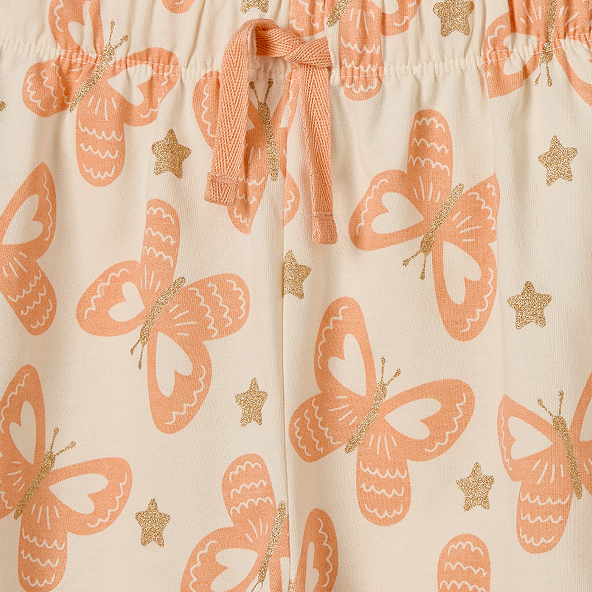 طقم بيجاما قطن بياقة ضيقة وأكمام طويلة وزخارف فيونكة من جونيورز-girls-clothing-nightwear-image-7