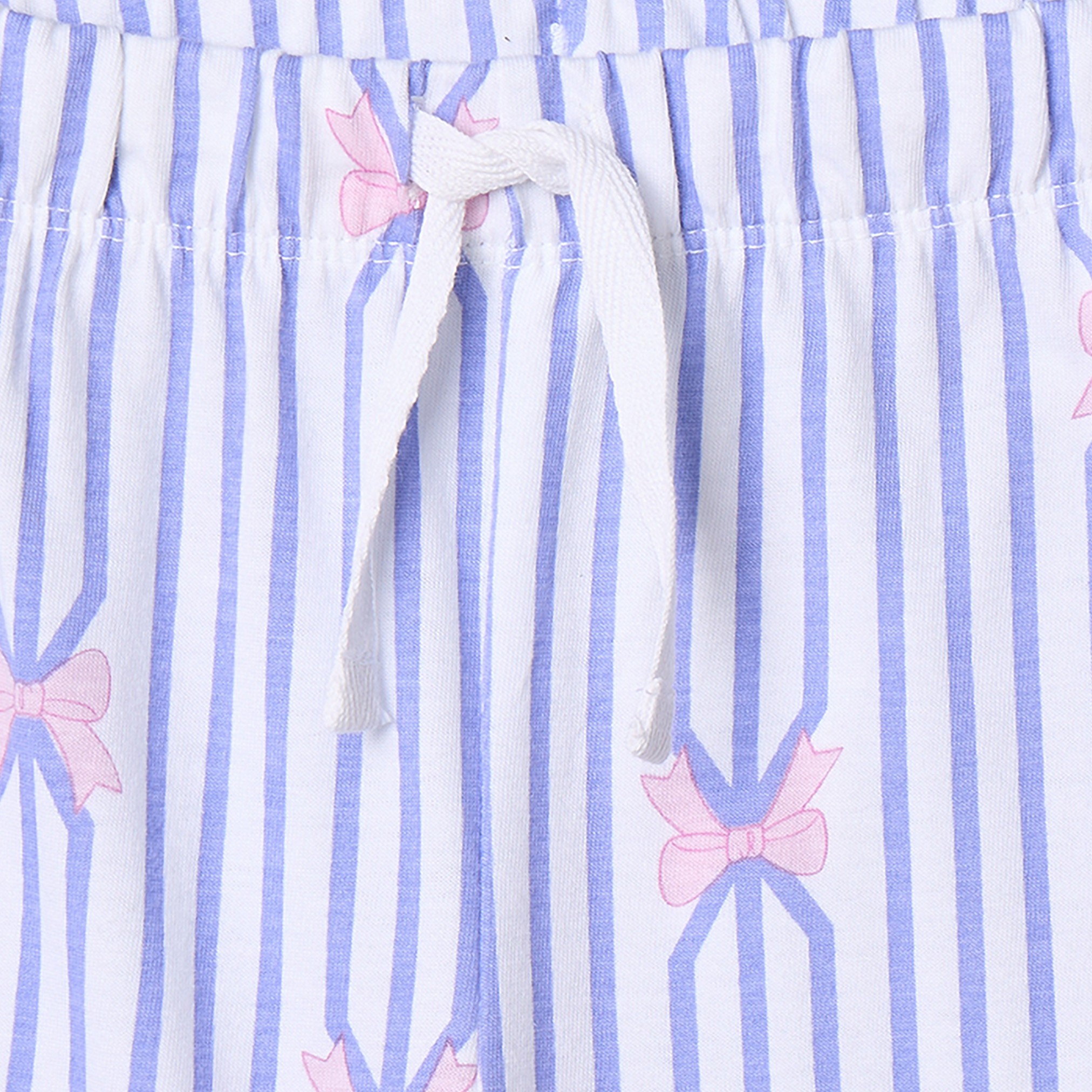 Juniors Cotton Crew Neck Long Sleeves Pyjama Set with Cat Print-girls-clothing-nightwear-image-6