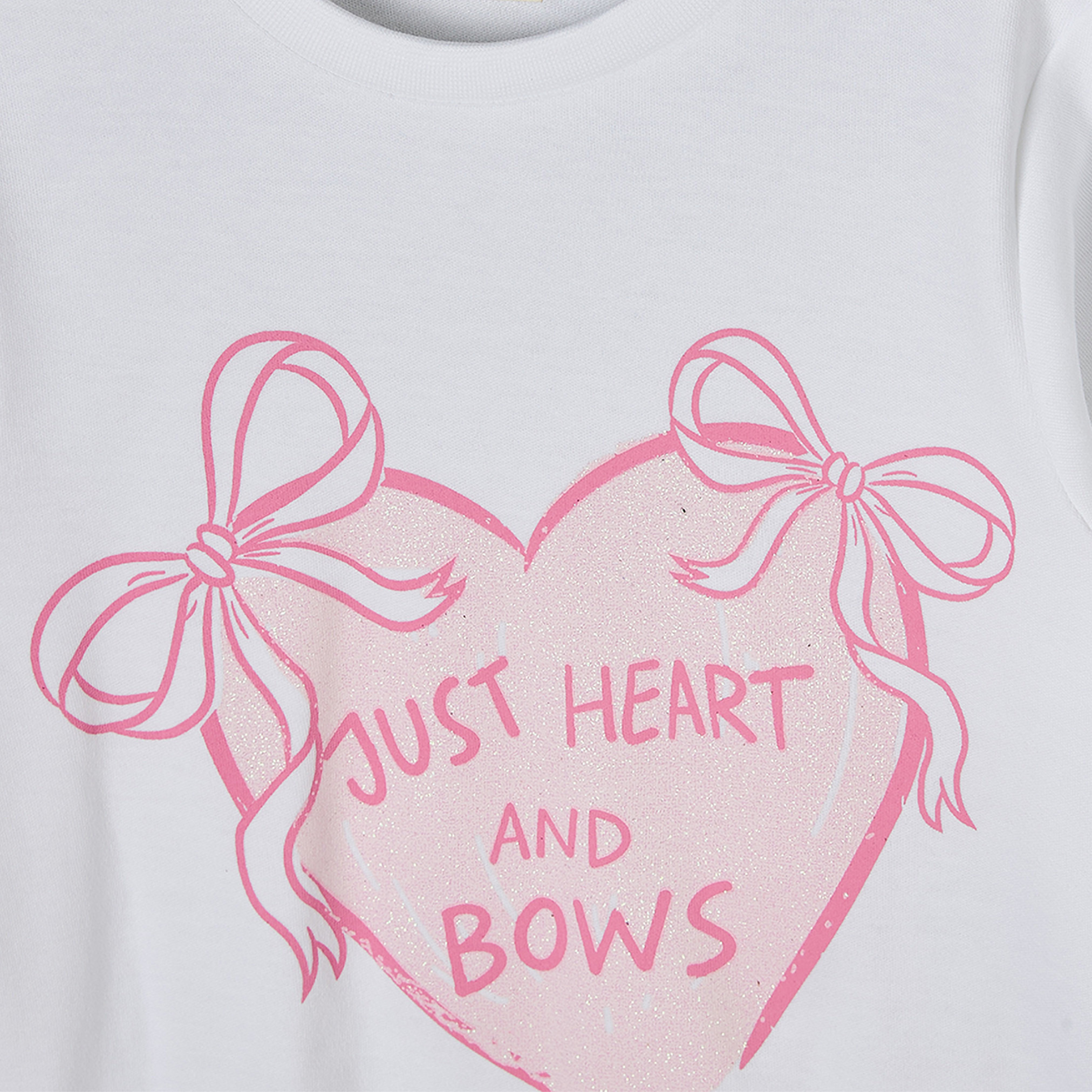 طقم بيجاما قطن بطبعات فيونكات وياقة ضيقة وأكمام طويلة من جونيورز-girls-clothing-nightwear-image-5