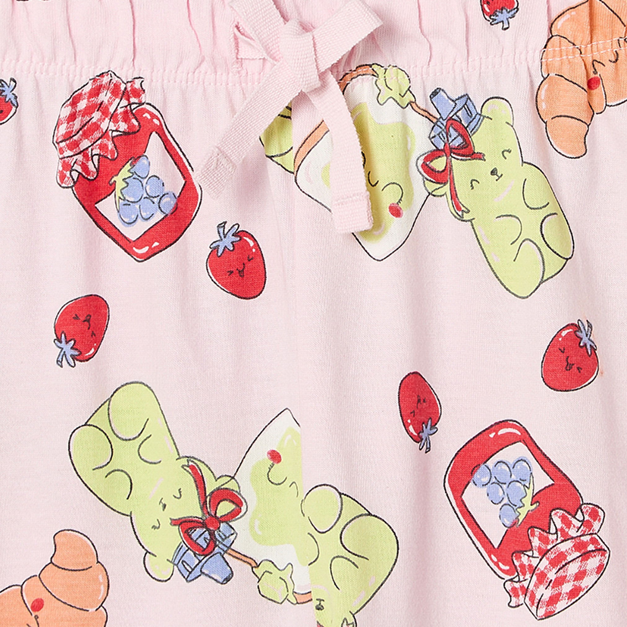 طقم بيجاما قطن بأكمام طويلة وياقة ضيقة وطبعات من جونيورز-girls-clothing-nightwear-image-7