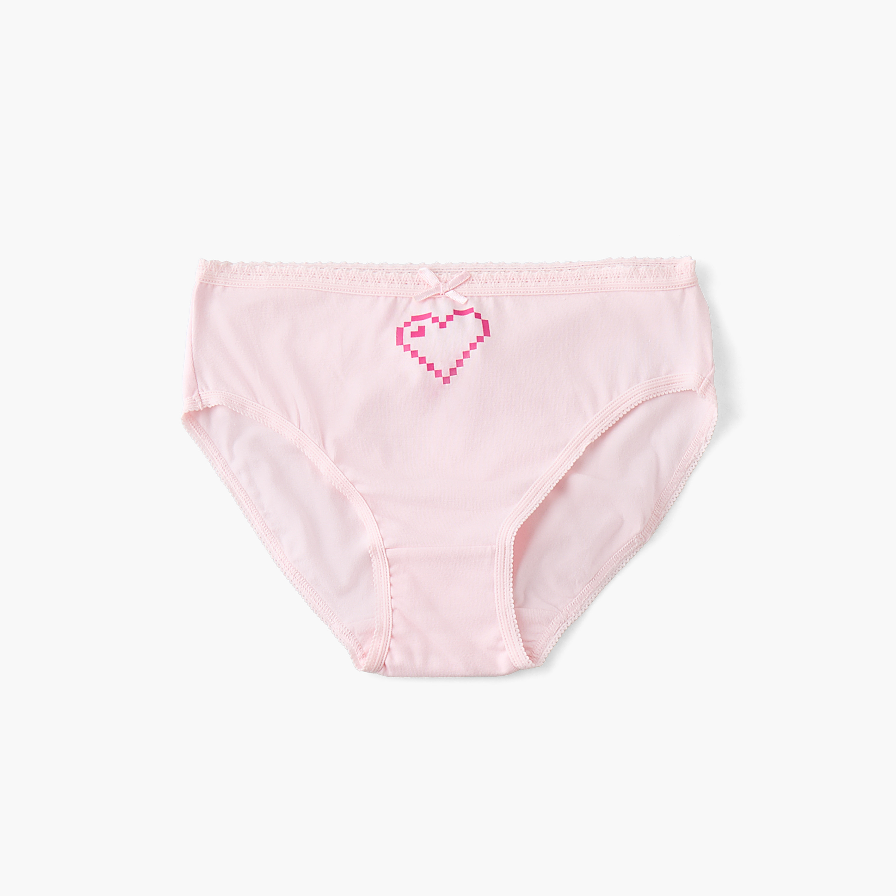 طقم سراويل داخلية بطبعات قلب 5 قطع من جونيورز-girls-clothing-innerwear-panties-image-2