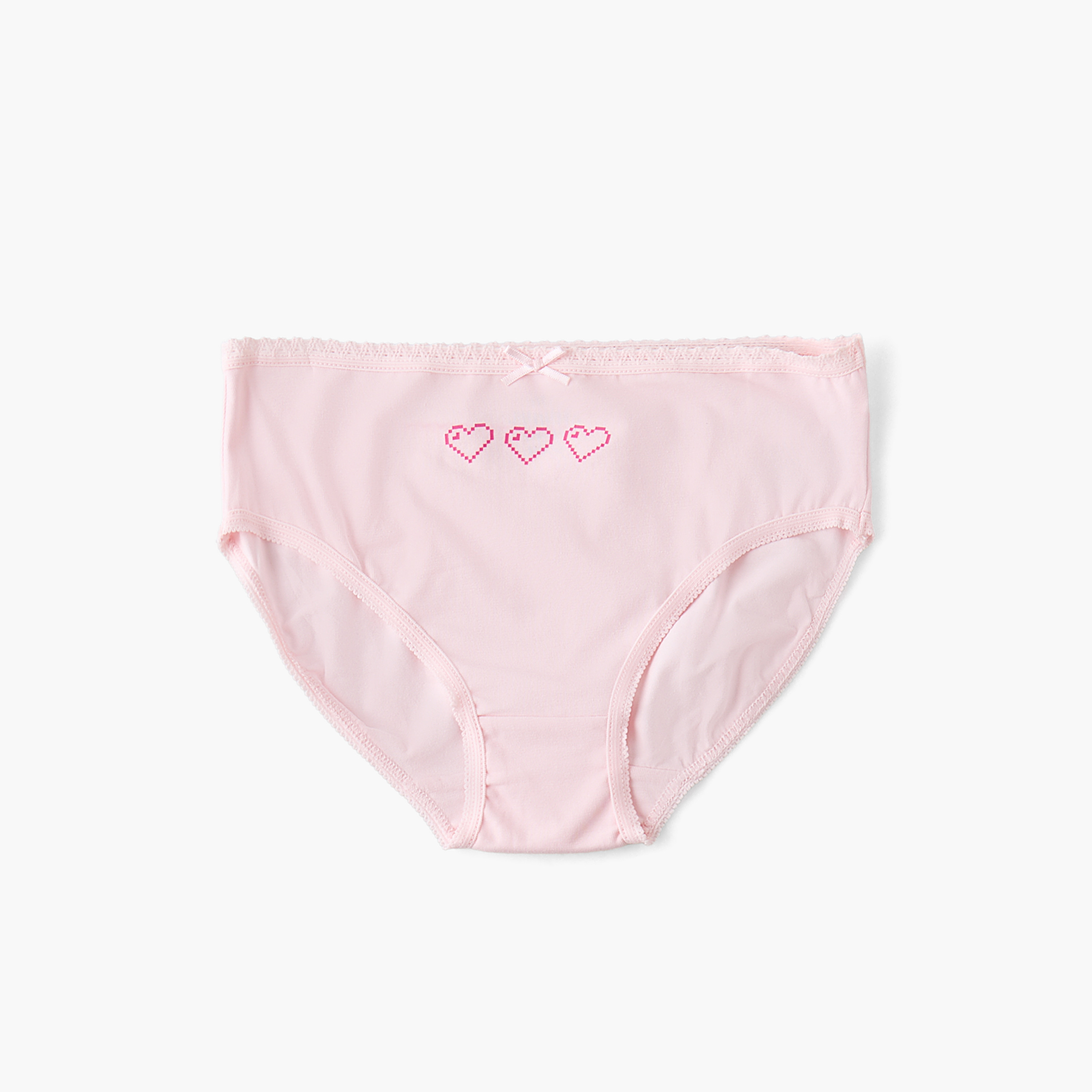 طقم سراويل داخلية بطبعات قلب 5 قطع من جونيورز-girls-clothing-innerwear-panties-image-4