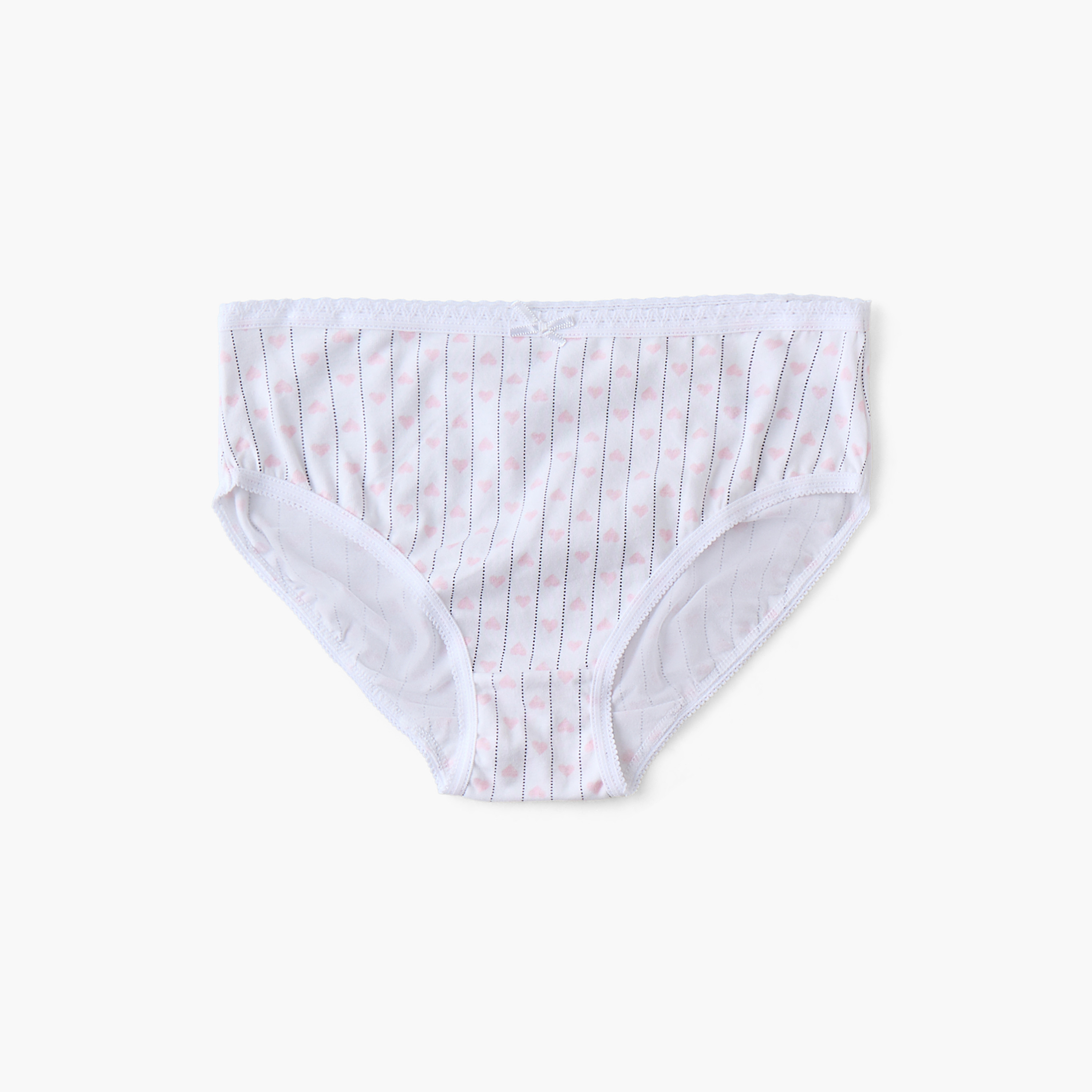 طقم سراويل داخلية بطبعات قلب 5 قطع من جونيورز-girls-clothing-innerwear-panties-image-5