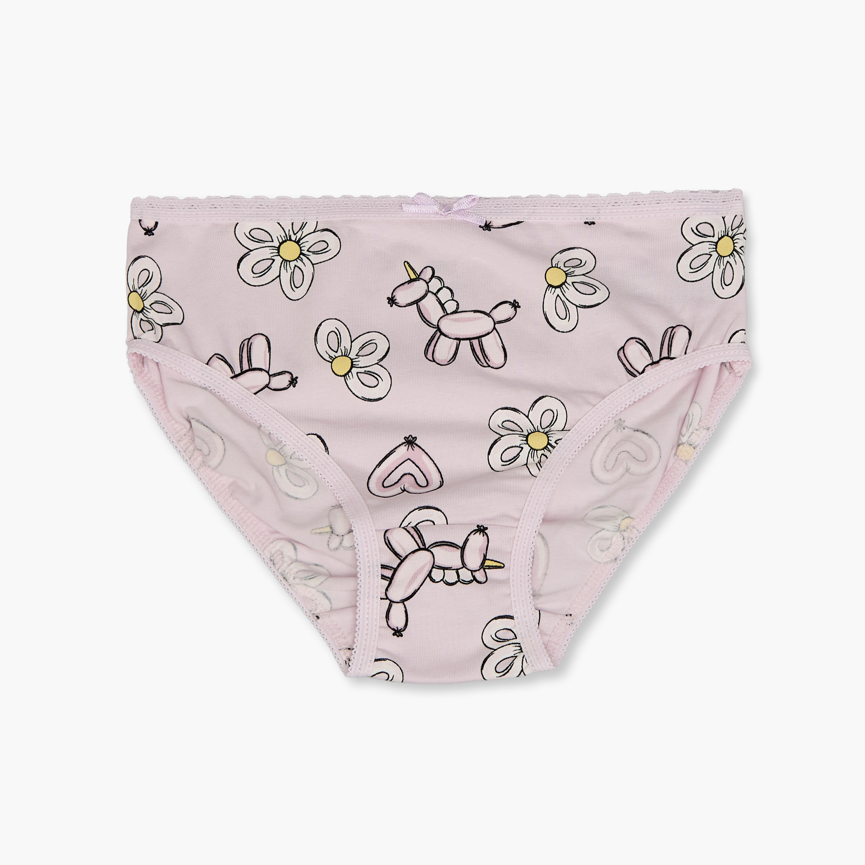 Pack of 7 Juniors Briefs with Cat Print-girls-clothing-innerwear-panties-image-2