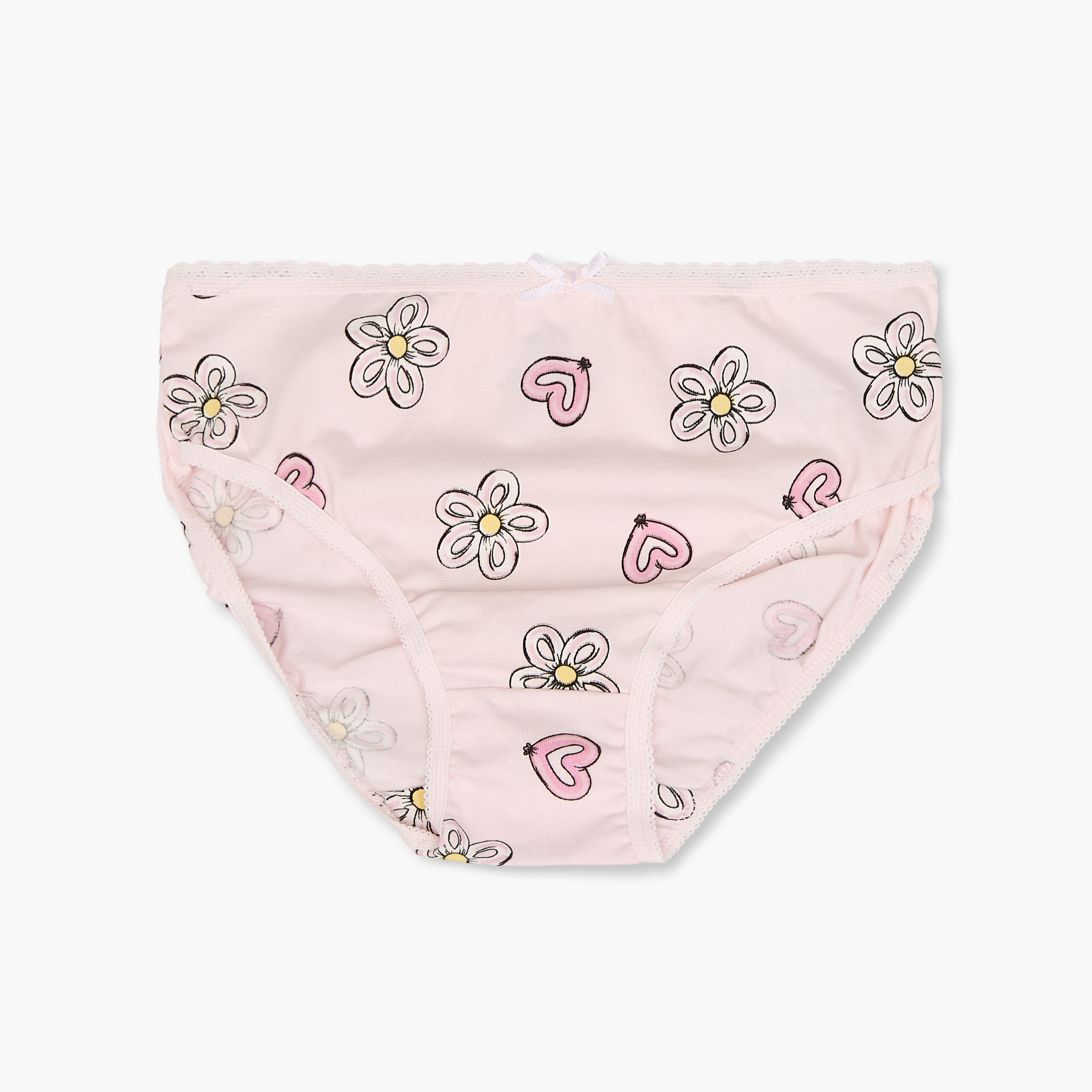 Pack of 7 Juniors Briefs with Cat Print-girls-clothing-innerwear-panties-image-7