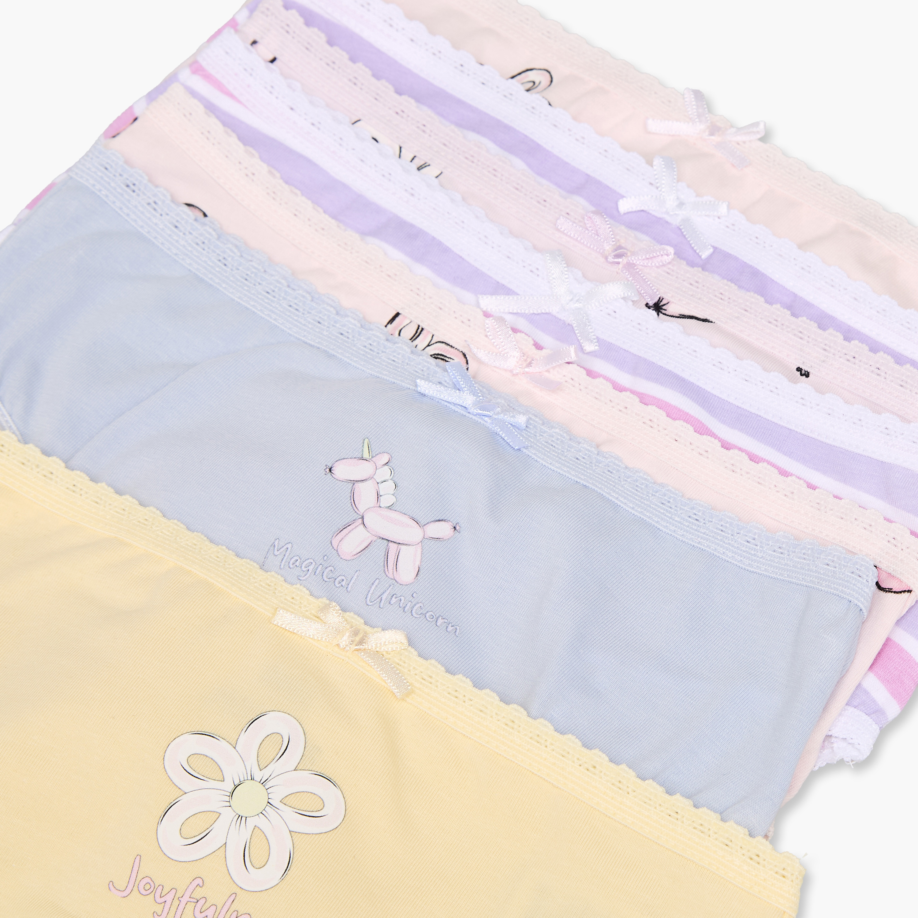 Pack of 7 Juniors Briefs with Cat Print-girls-clothing-innerwear-panties-image-9