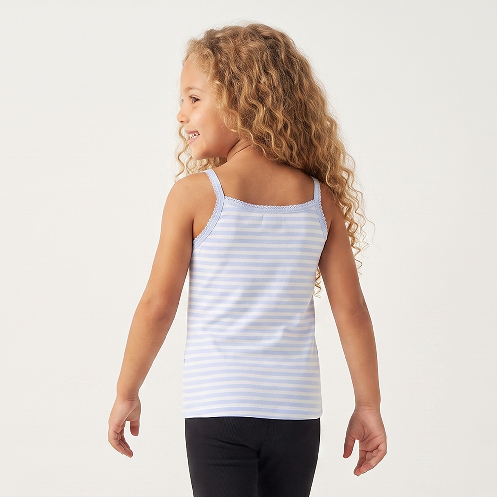 طقم فيست بياقة مربعة بطبعات متنوعة من جونيورز - 3 قطع-girls-clothing-innerwear-vests-image-8