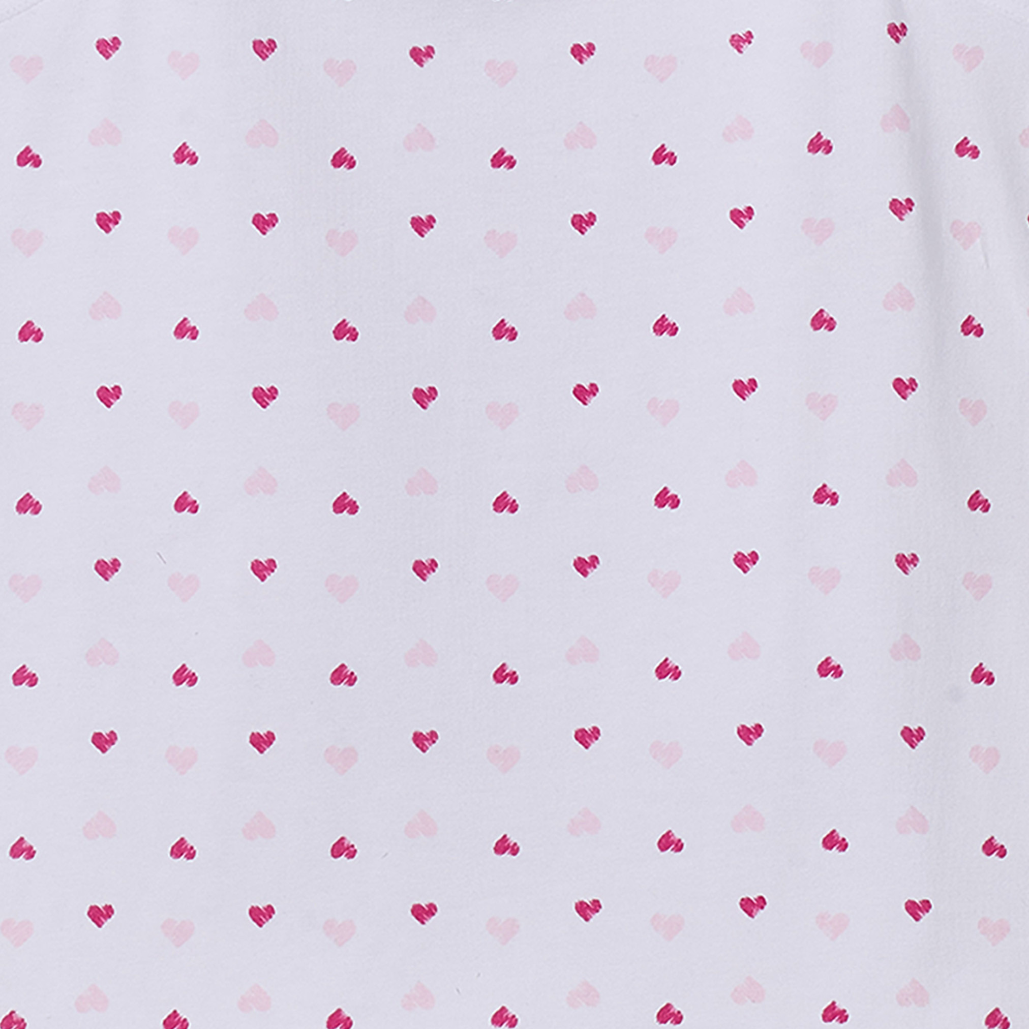 Pack of 3 Juniors Cotton Square Neck Vest with Heart Print-girls-clothing-innerwear-vests-image-7
