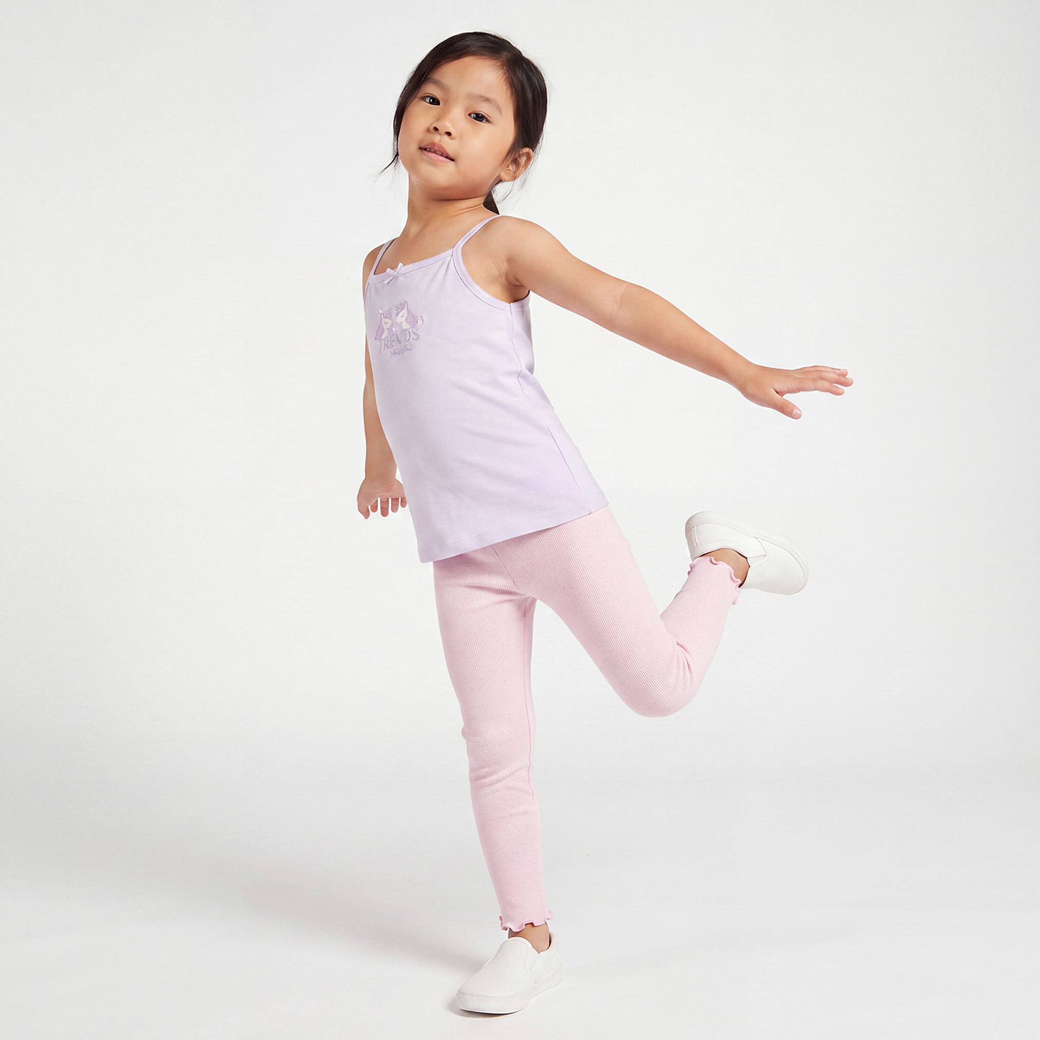Pack of 6 Juniors Cotton Square Neck Vests with Assorted Prints-girls-clothing-innerwear-vests-image-9