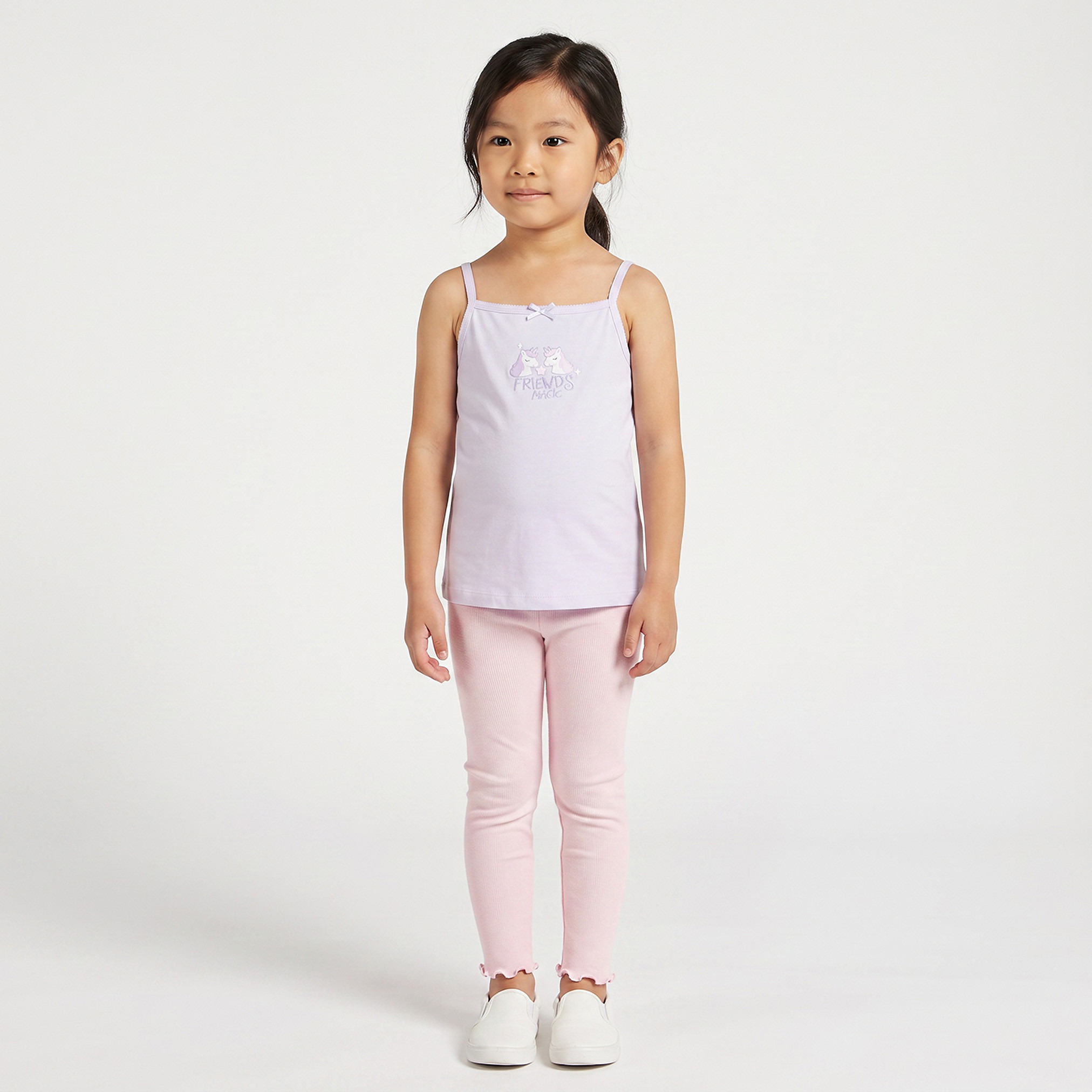 Pack of 6 Juniors Cotton Square Neck Vests with Assorted Prints-girls-clothing-innerwear-vests-image-8