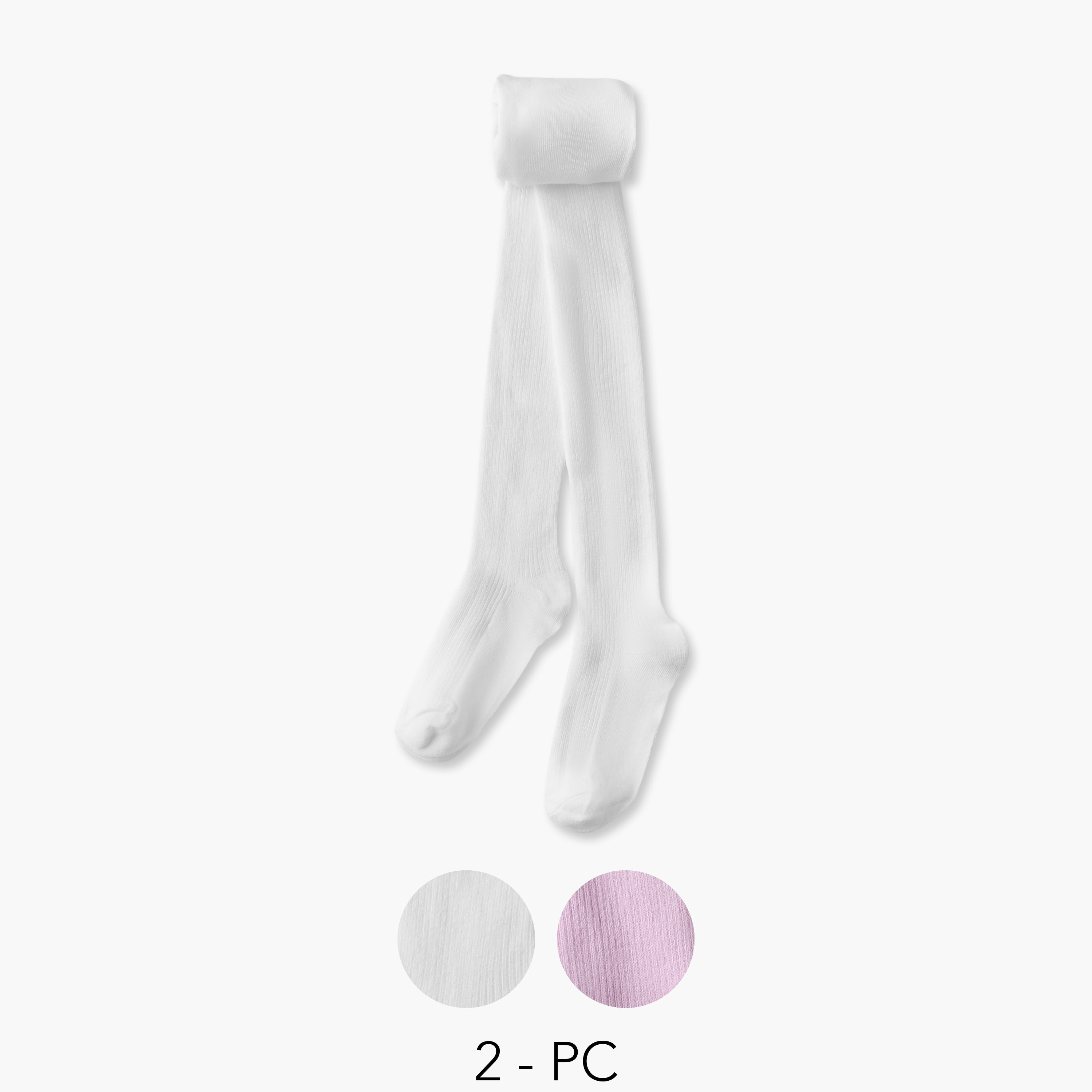 طقم سراويل تحتانية بخصر مطاطي للبنات من جونيورز - قطعتين-girls-accessories-socks-image-2