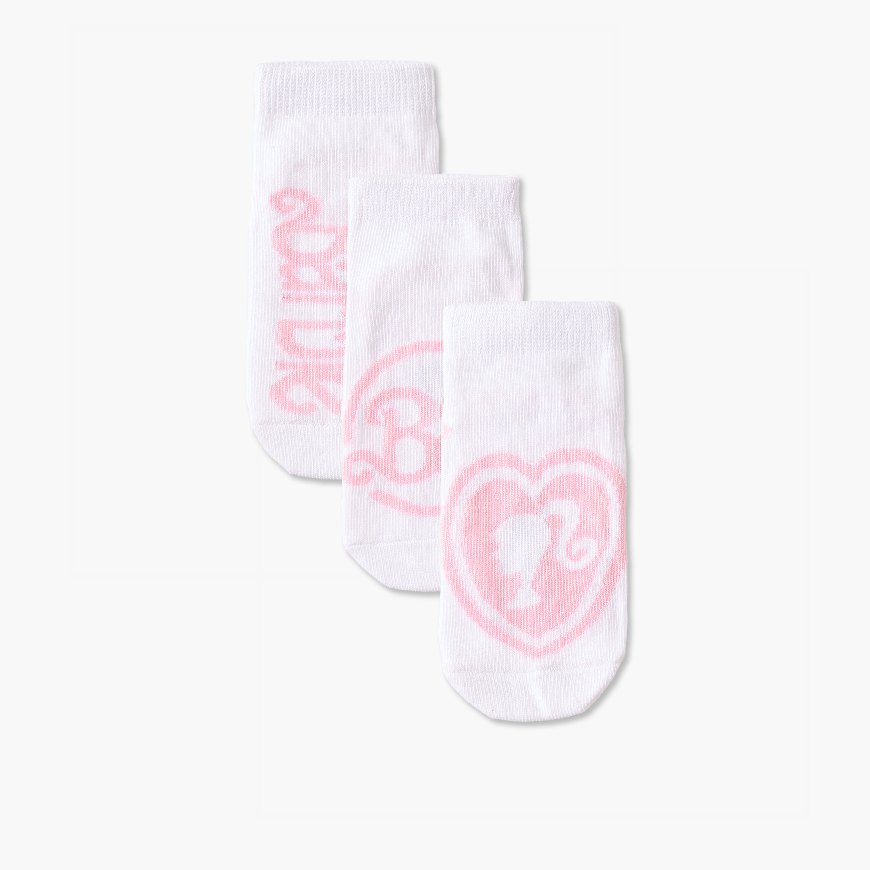 طقم جوارب 3 أزواج بطبعات باربي للبنات-girls-accessories-socks-image-1