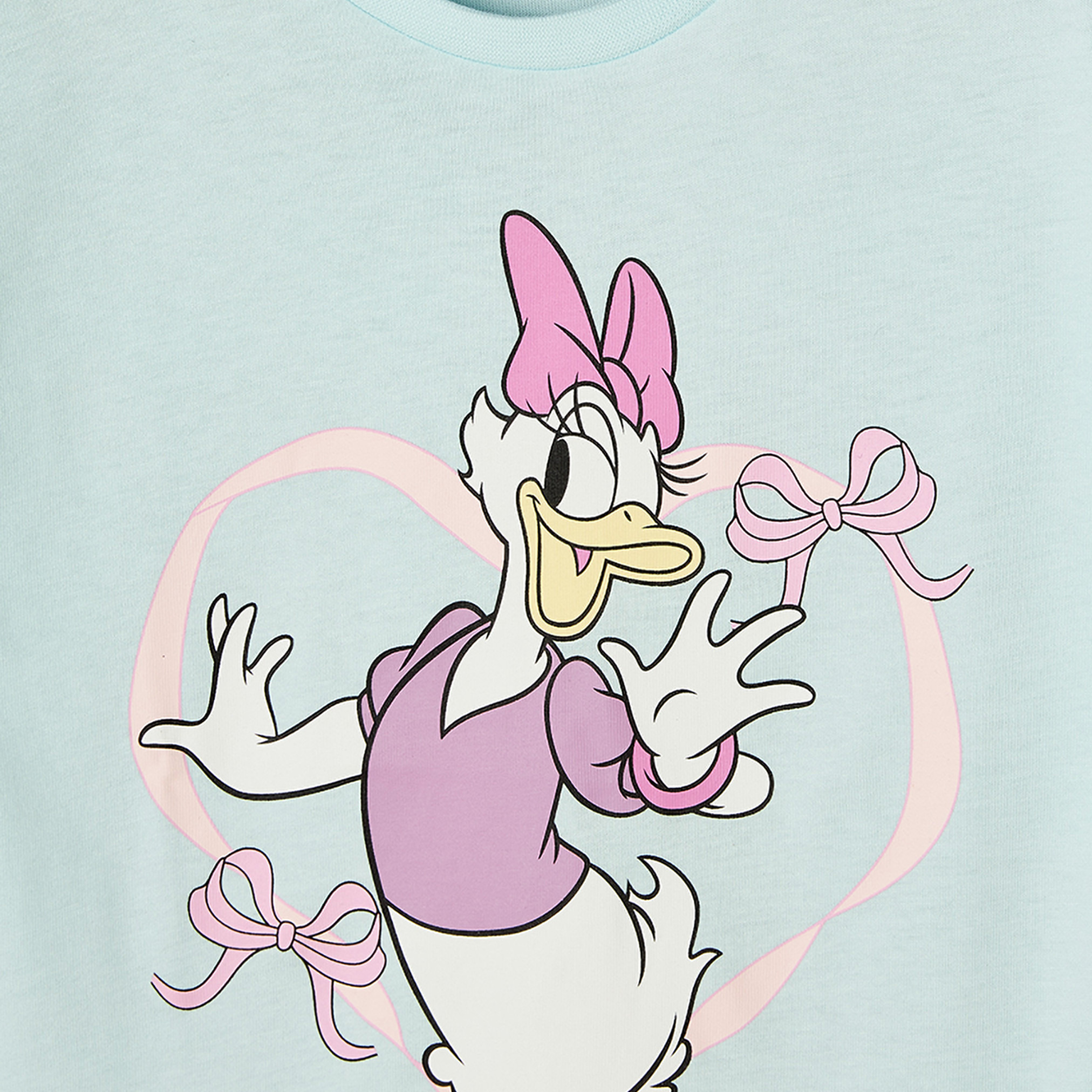 Pack of 2 Disney Cotton Round Neck Long Sleeves Night Dress with Daisy Duck Print-girls-clothing-nightwear-image-6